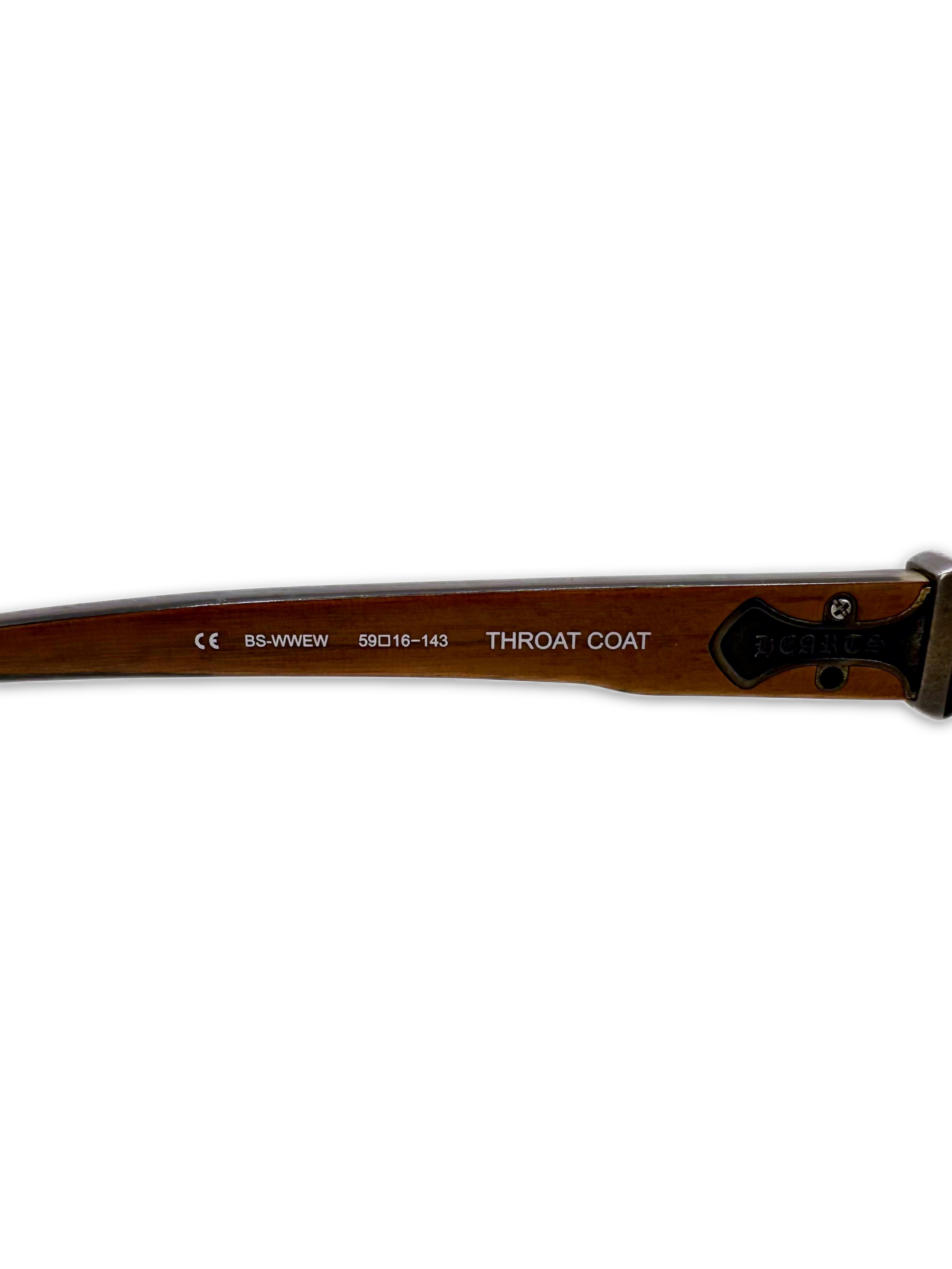 Chrome Hearts ‘Throat Coat’ Wooden Dagger .925 Silver Sunglasses