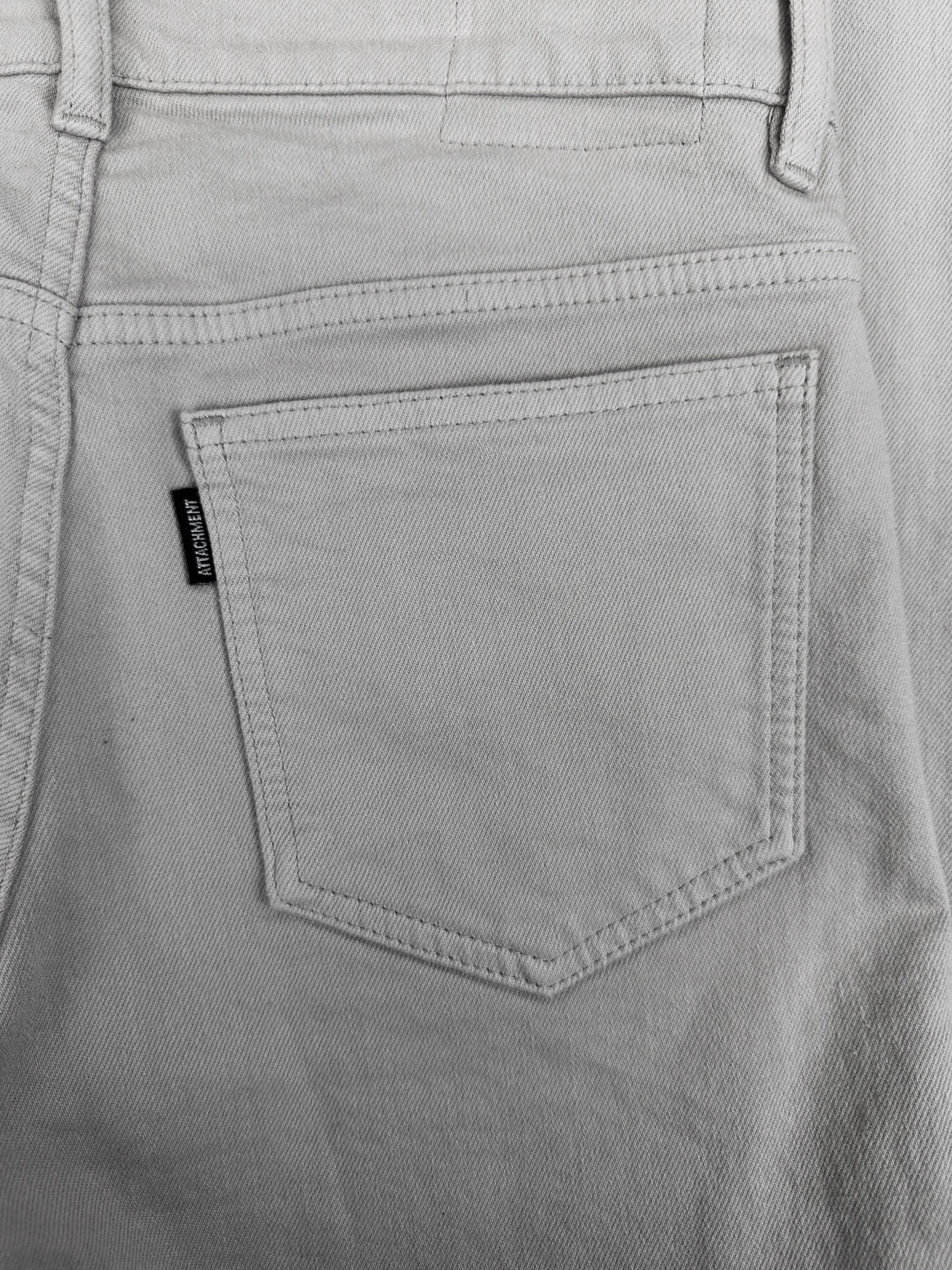 00s Attatchement Grey ‘5 Pocket’ Slim Cut Stacked Denim