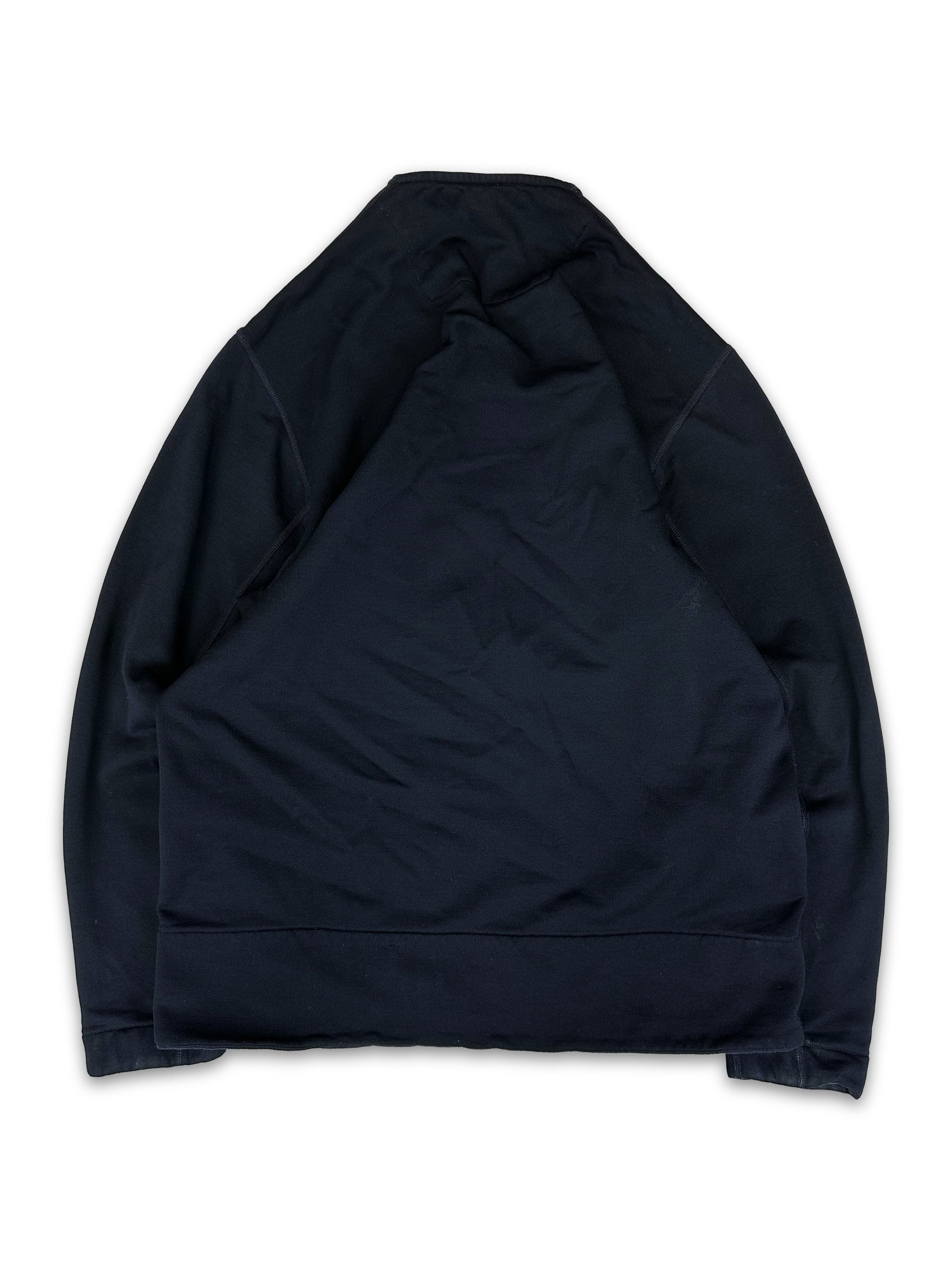 00s Stone Island Navy Blue Chest Logo Long Sleeve Shirt
