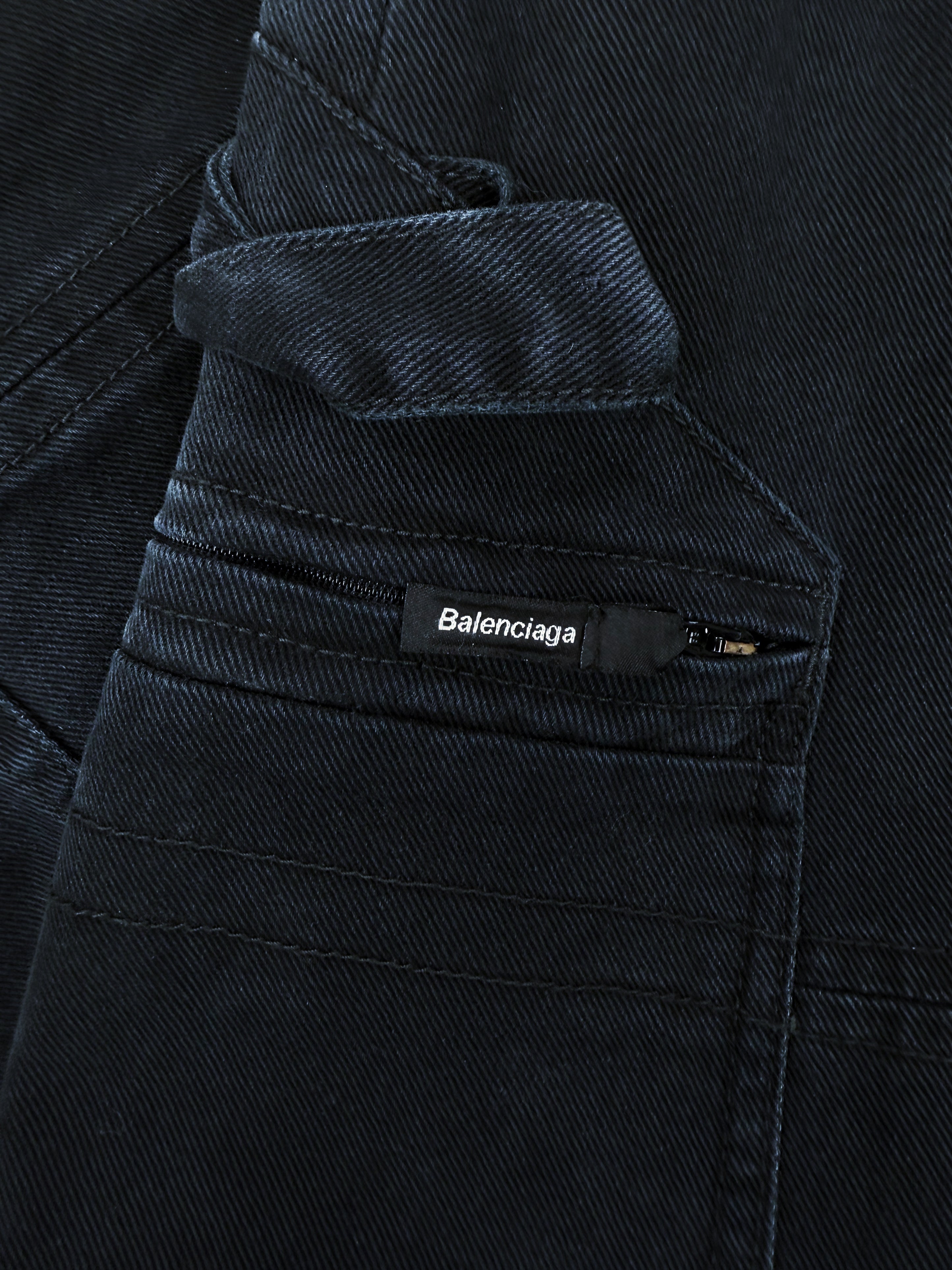 AW23 Balenciaga Baggy Multi Pocket Denim ‘Carpenter’ Pants