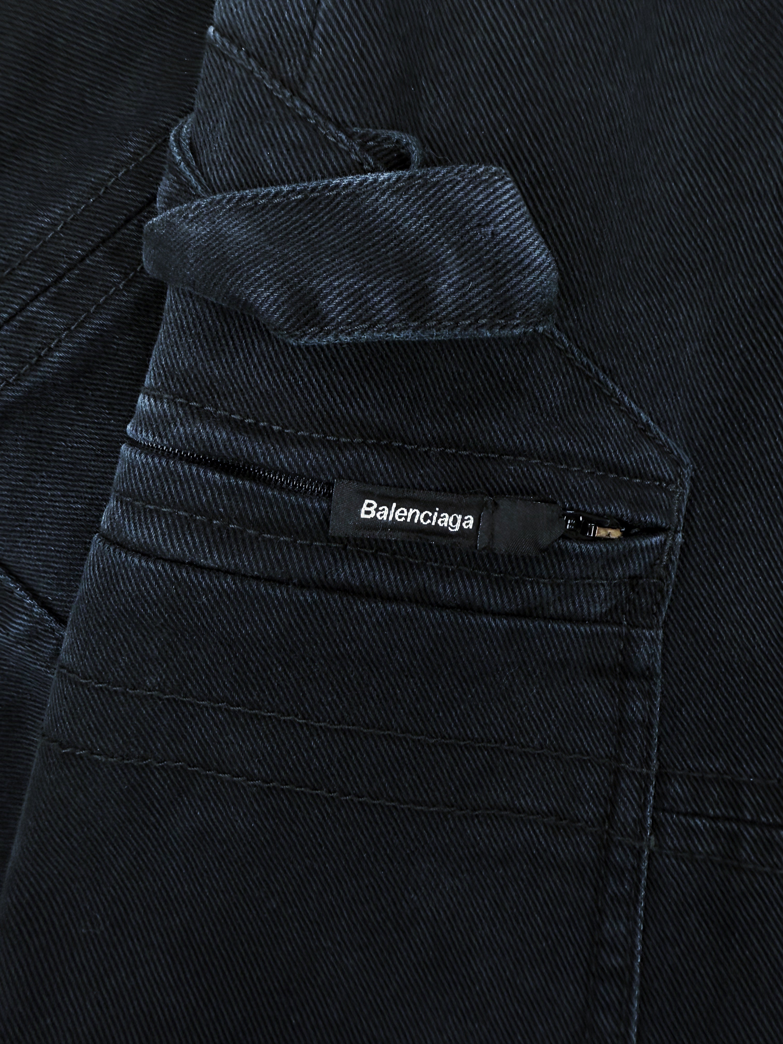 AW23 Balenciaga Baggy Multi Pocket Denim ‘Carpenter’ Pants
