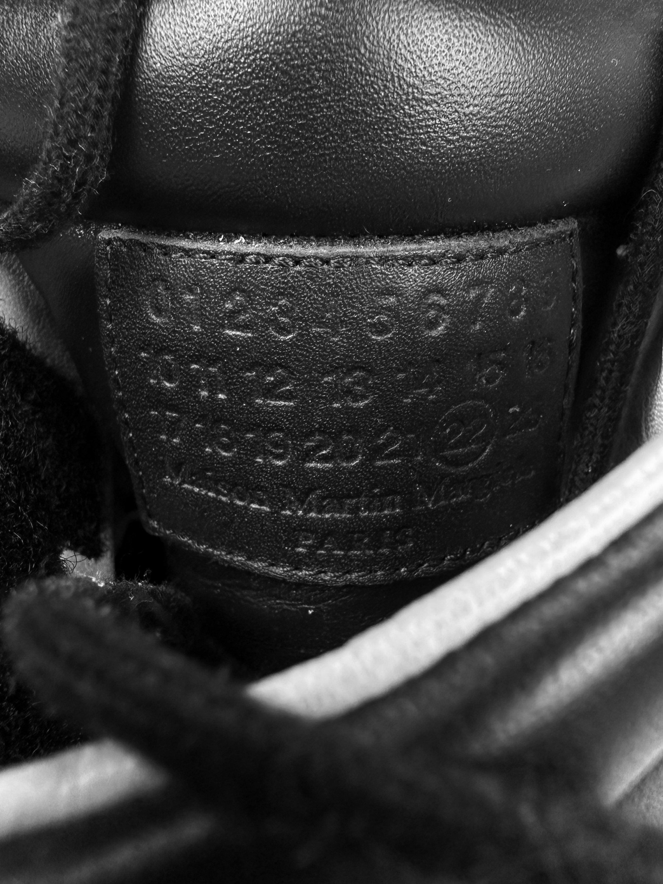 Maison Margiela Black Leather Future High-top Sneakers