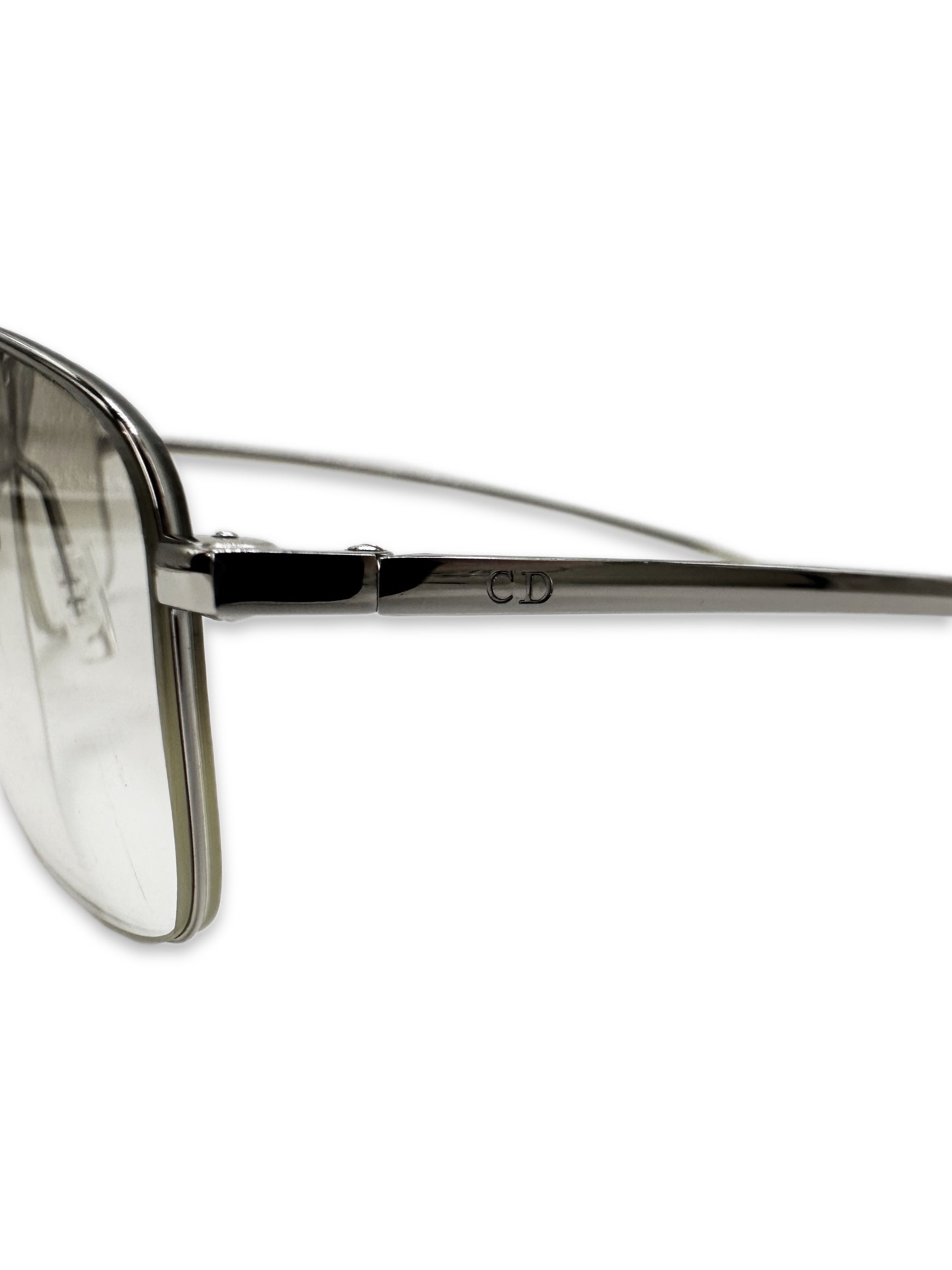 00s Dior Homme Gradient Tint Metallic Sunglasses
