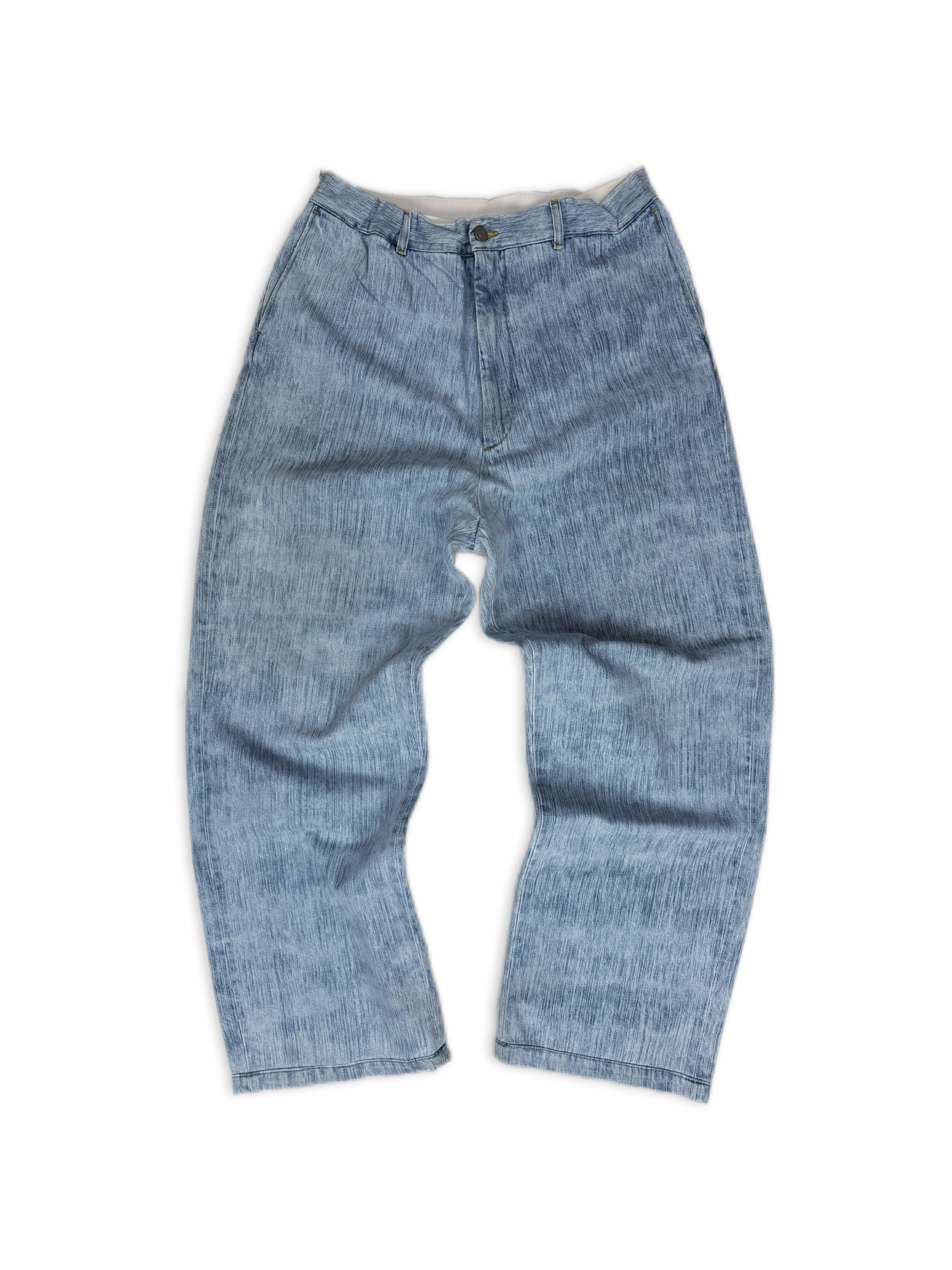 Maison Margiela Blue Wash Elasticated Wide Cut Baggy Denim
