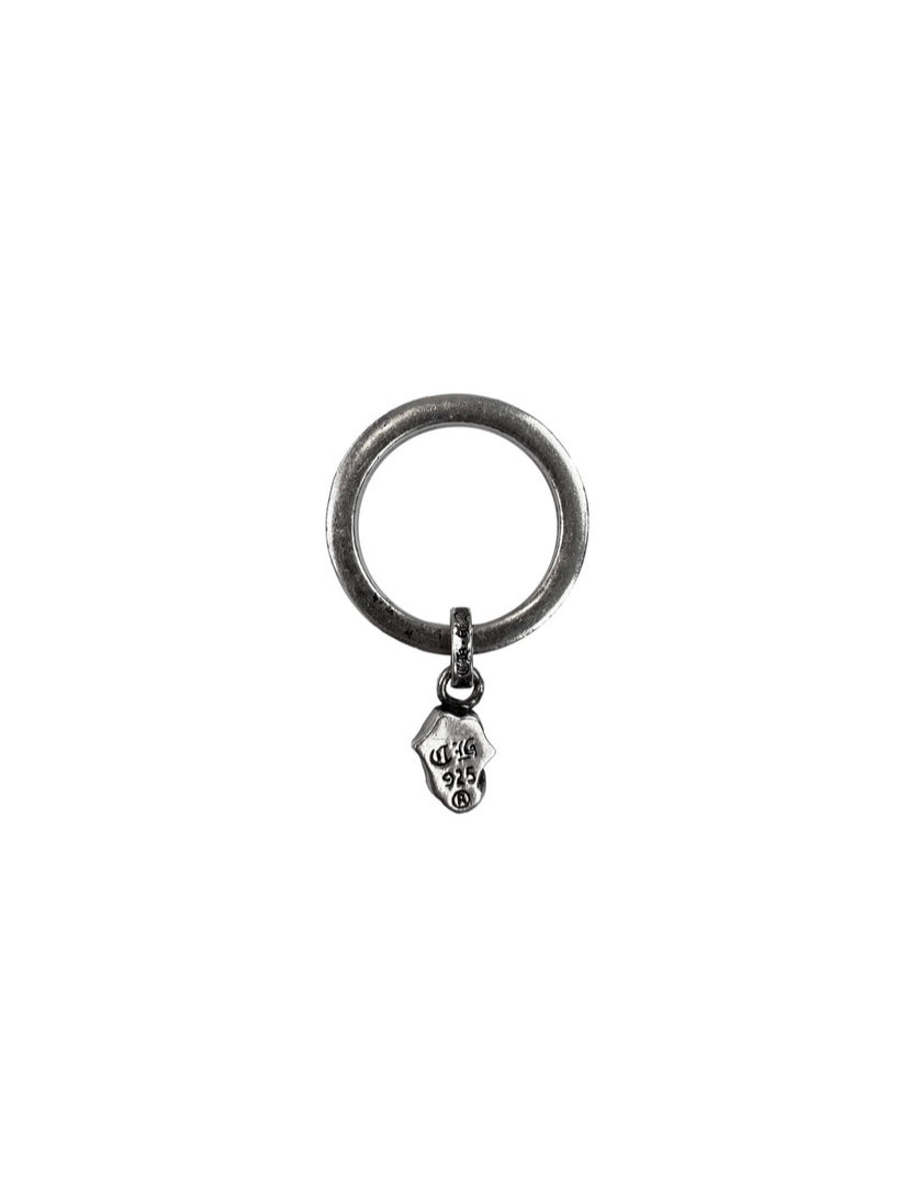 2002 Chrome Hearts .925 Silver Etched Rolling Stones Ring