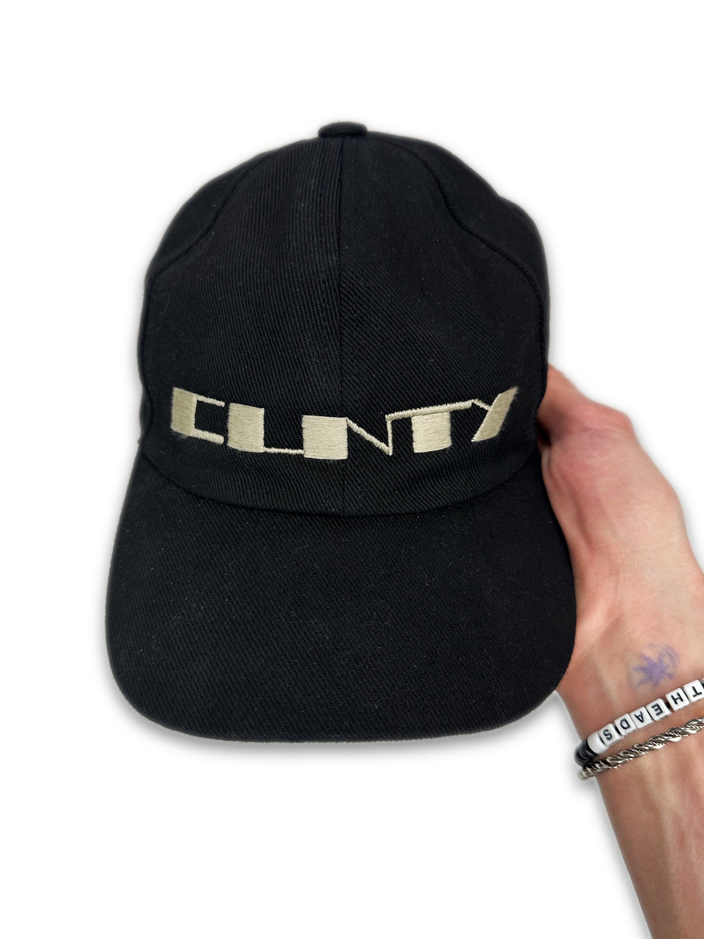 SS23 Rick Owens DRKSHDW ‘Cunty’ Spell Out Snap Back Baseball Hat