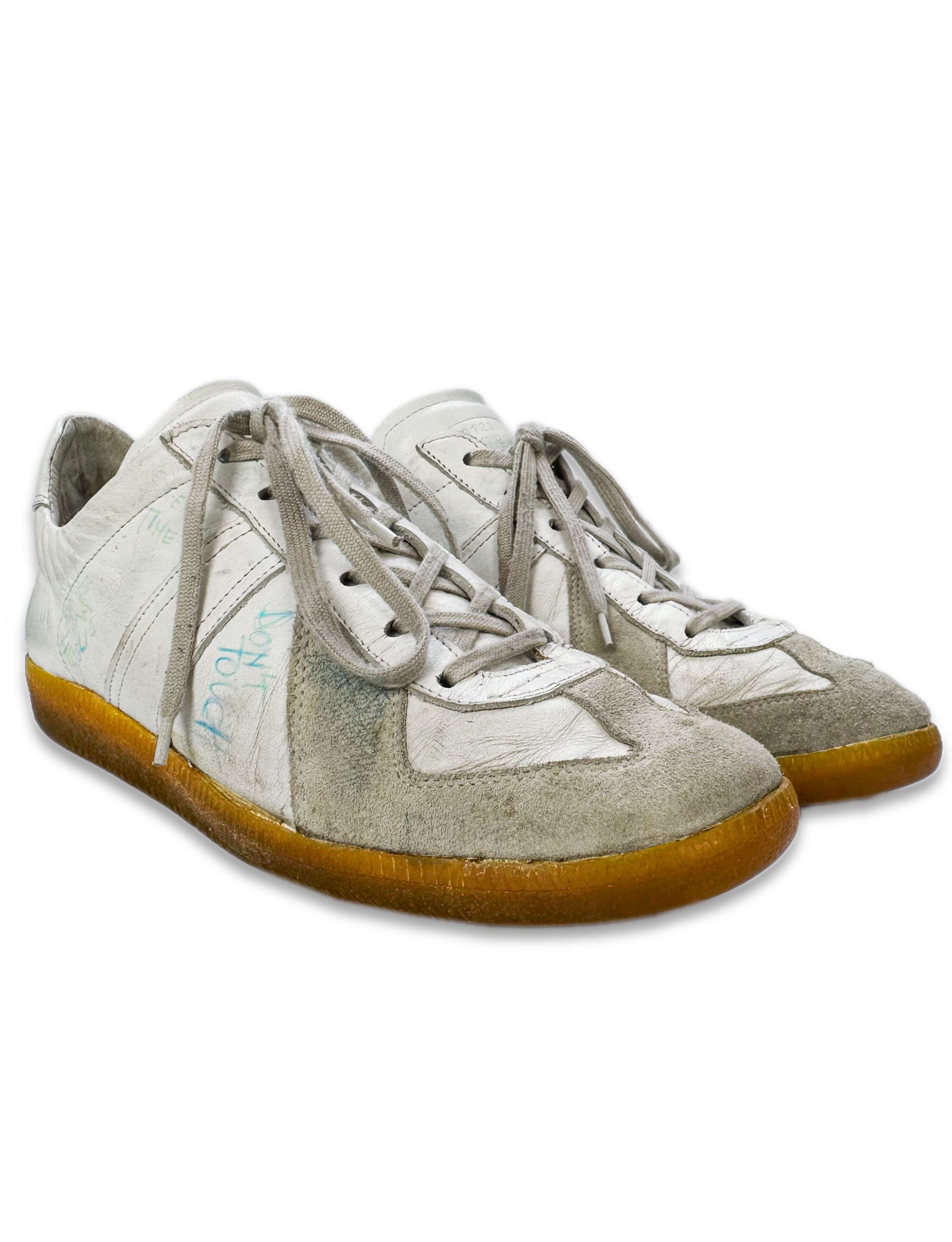 SS02 Maison Margiela ‘Graffiti’ 1/1 Artisanal GAT Sneakers