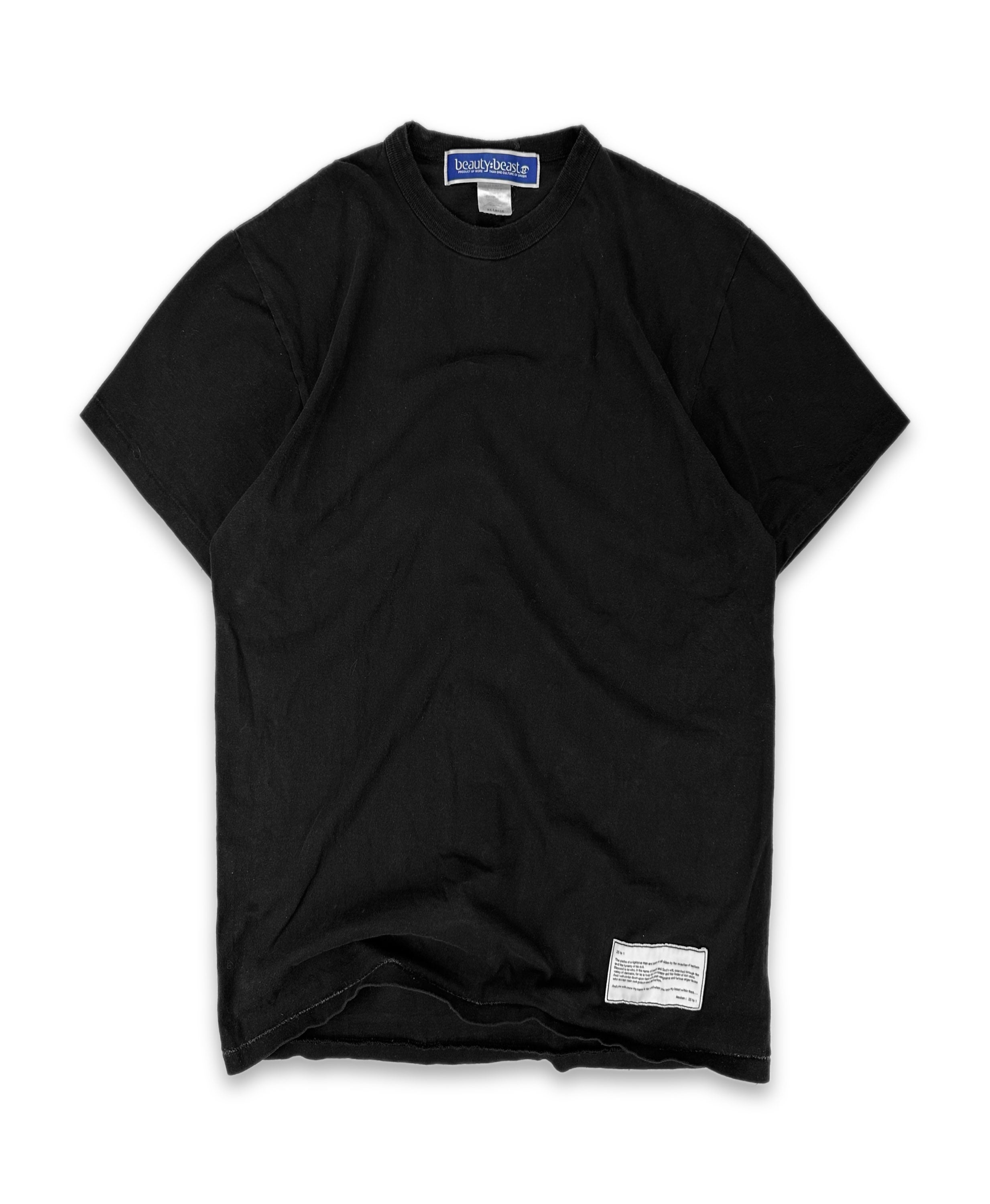 90s Beauty:Beast Back Logo Patch T-Shirt