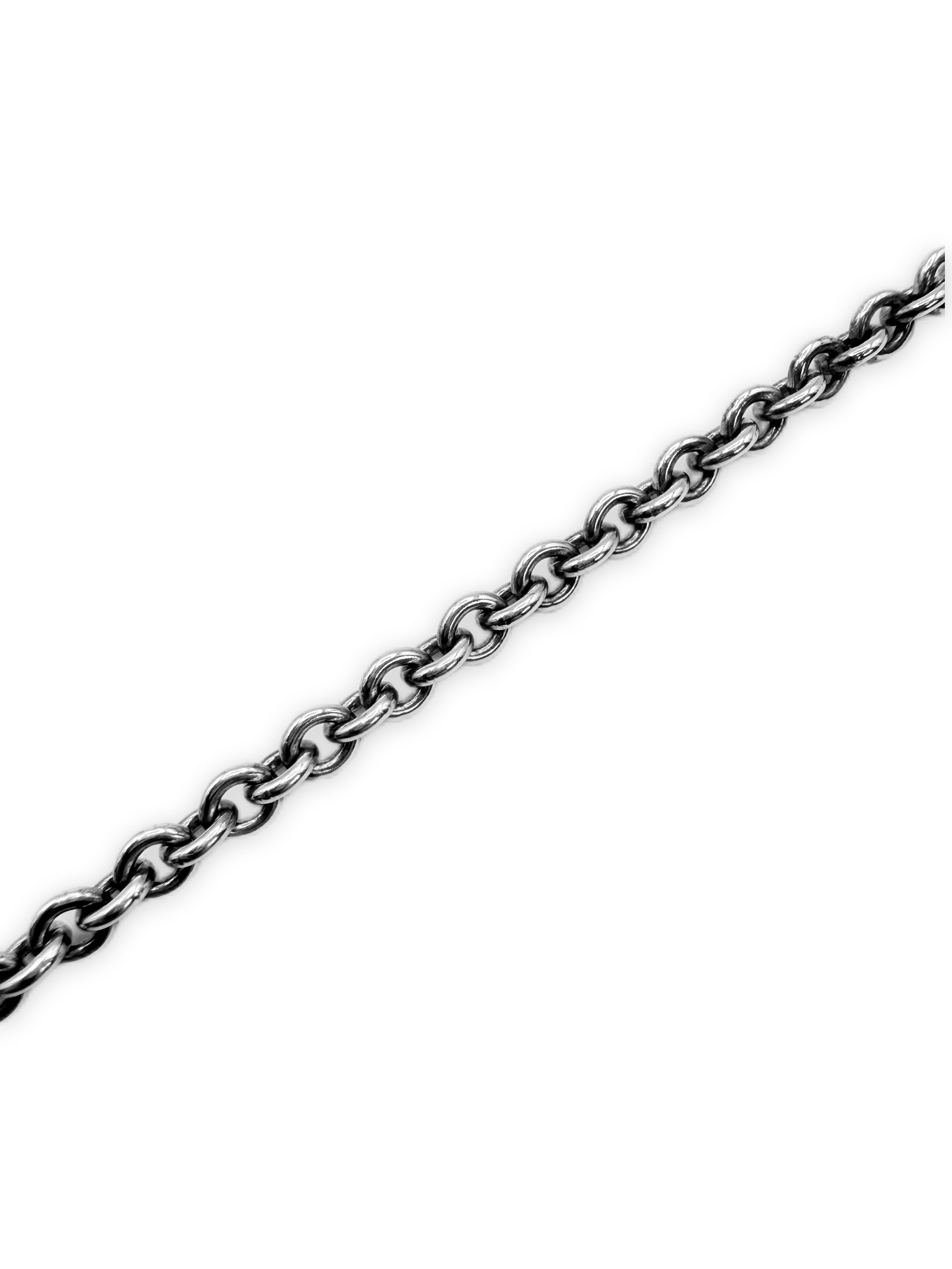 Chrome Hearts 30 in NE .925 Silver Chain Necklace