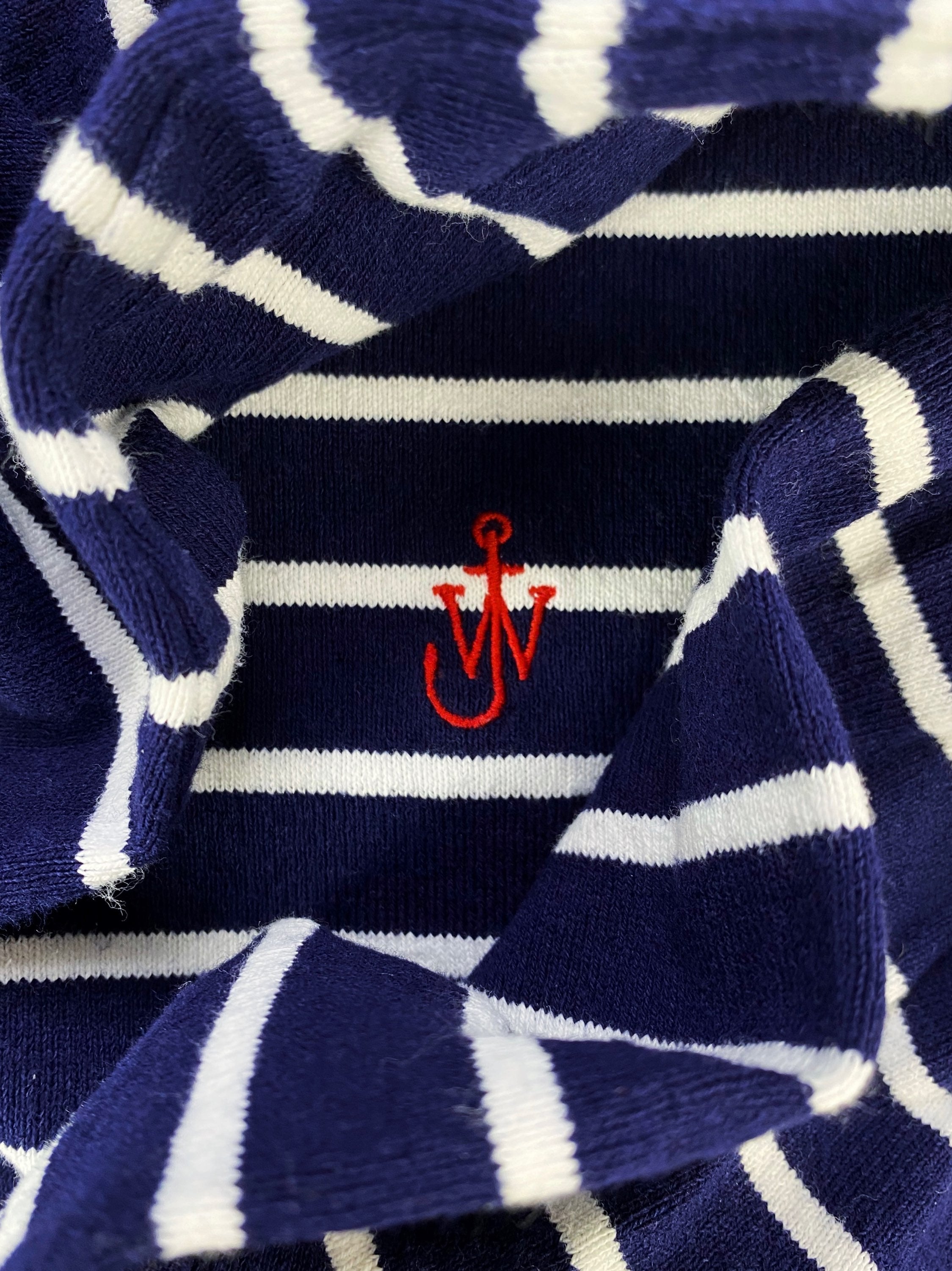 J.W Anderson x Uniqlo Striped Embroidered Logo Longsleeve