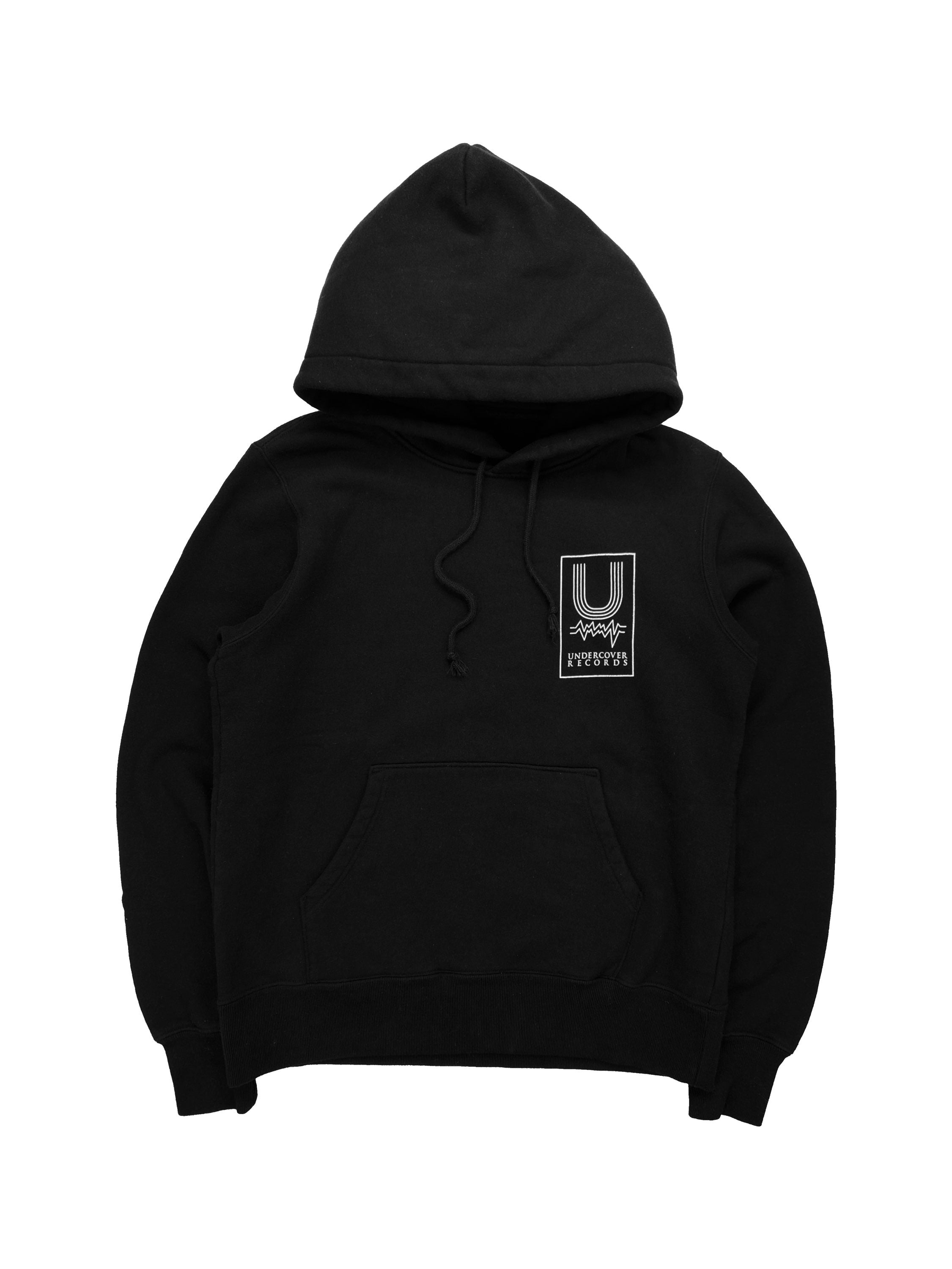 Undercover “U Records” Black Heavy Weight Graphic Hoodie