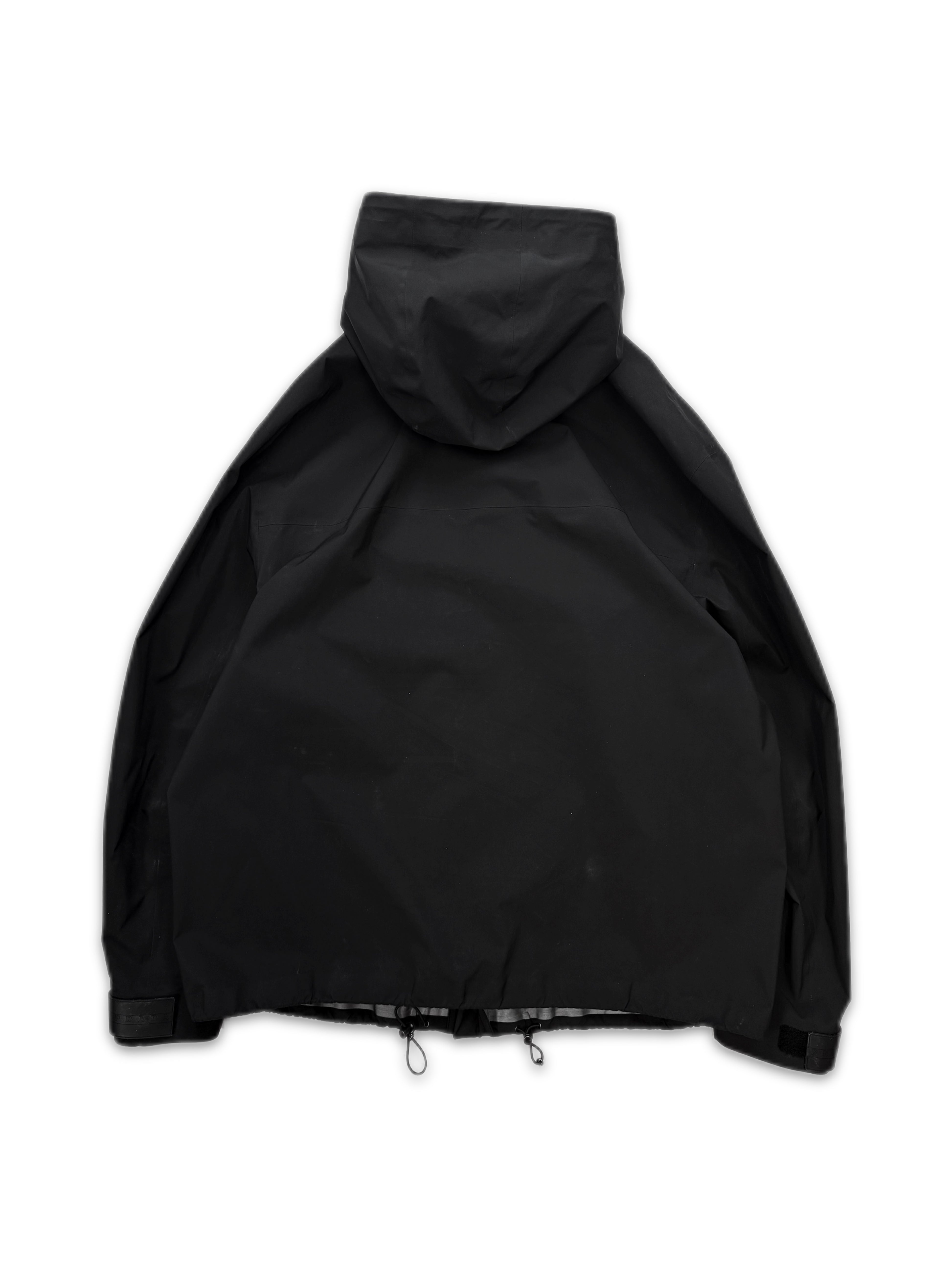 AW18 Prada Gore-Tex Pro Fabric Black Linea Rossa Shell Jacket