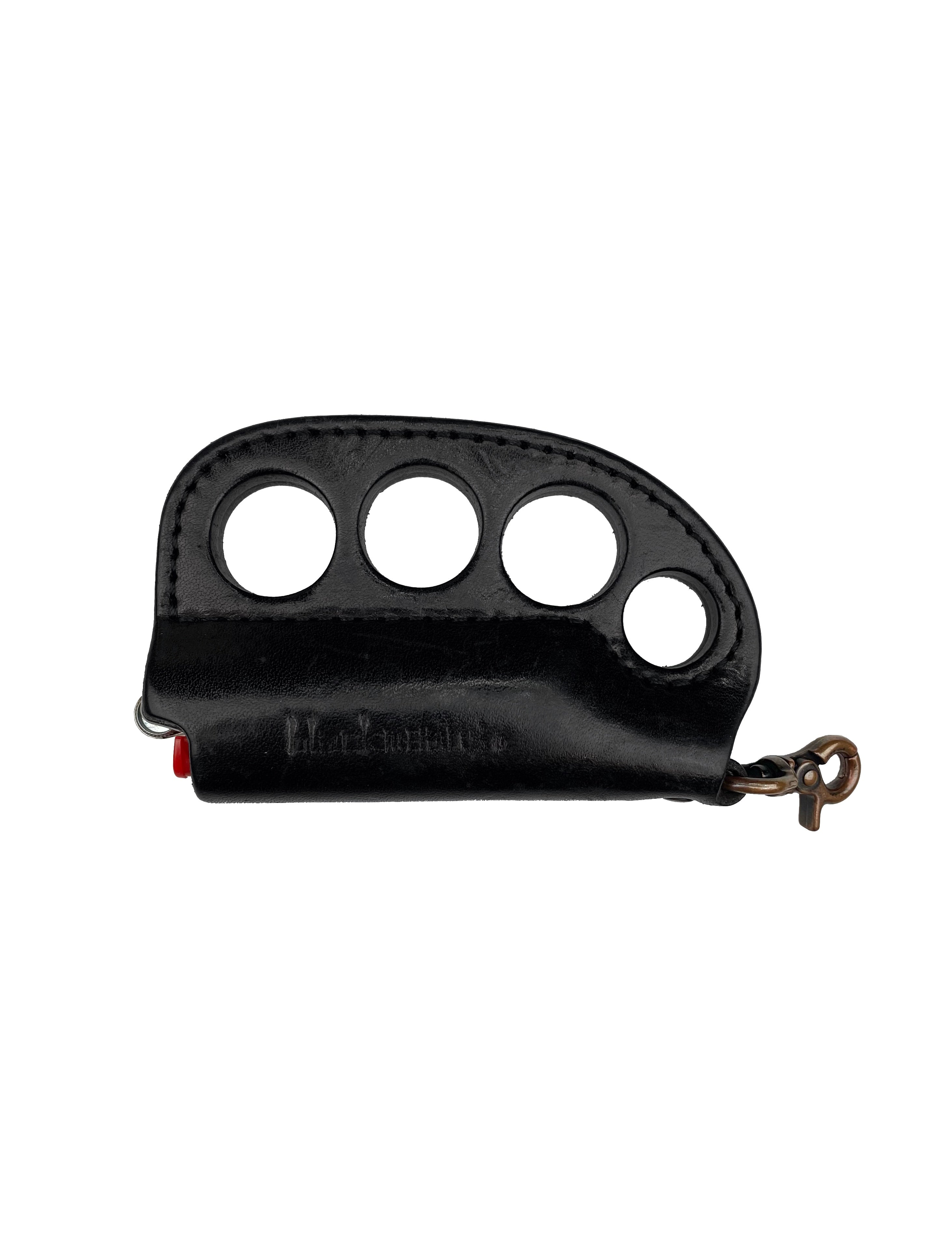 Blackmeans Leather Embossed Lighter Duster Holder