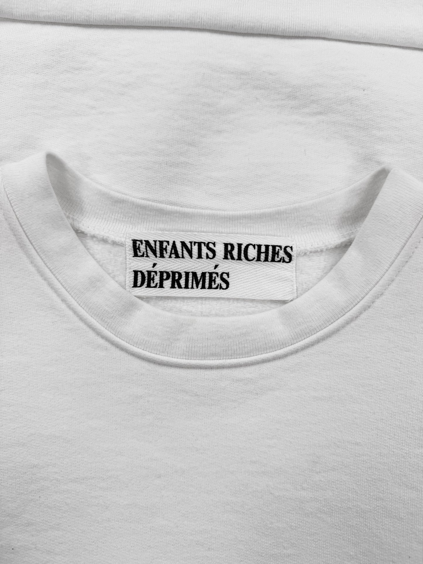 AW17 Enfants Riches Deprimes ‘America Psychopath’ White Heavy Weight Crewneck