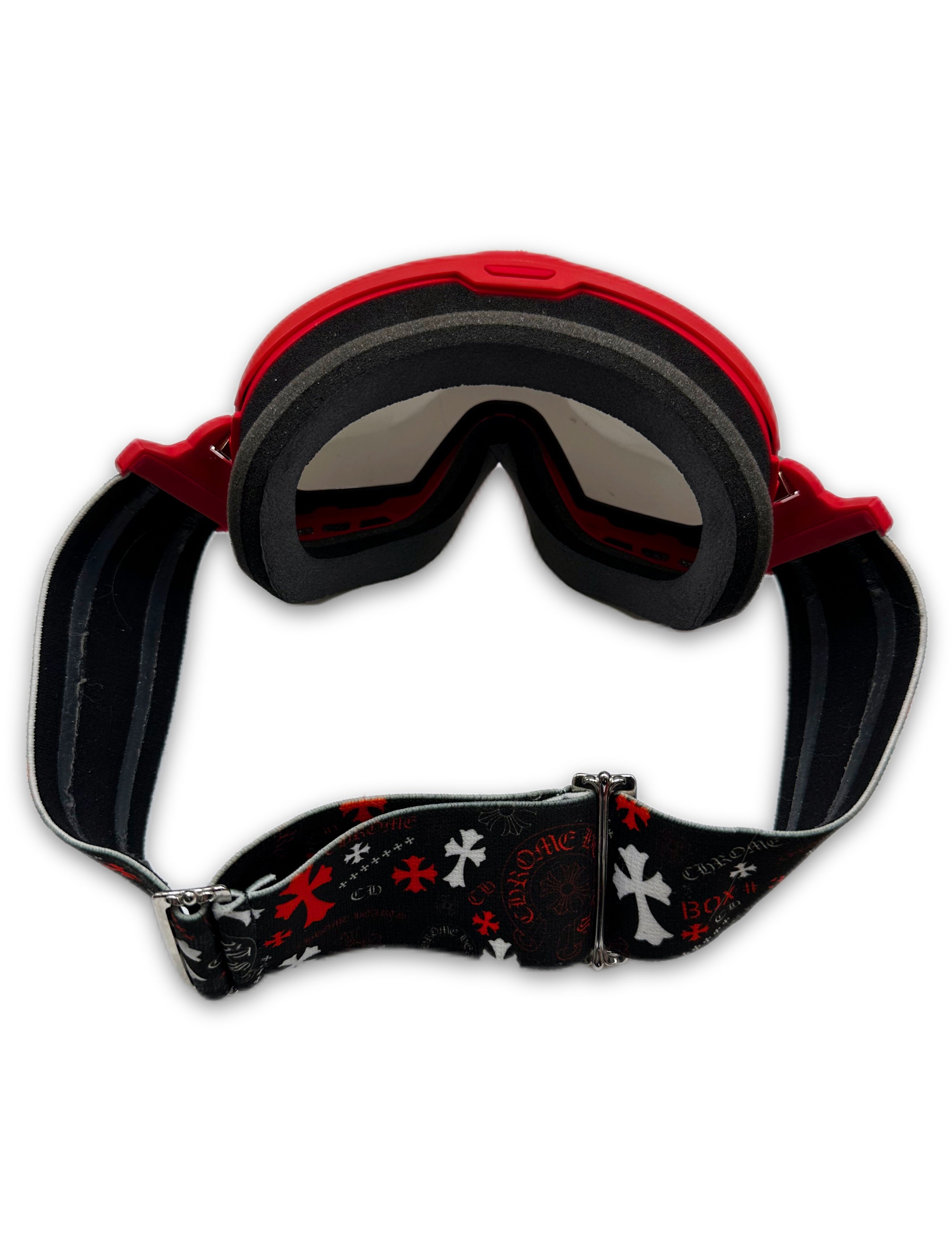Chrome Hearts ‘Silver Morning’ Red Cross Monogram Ski Goggles