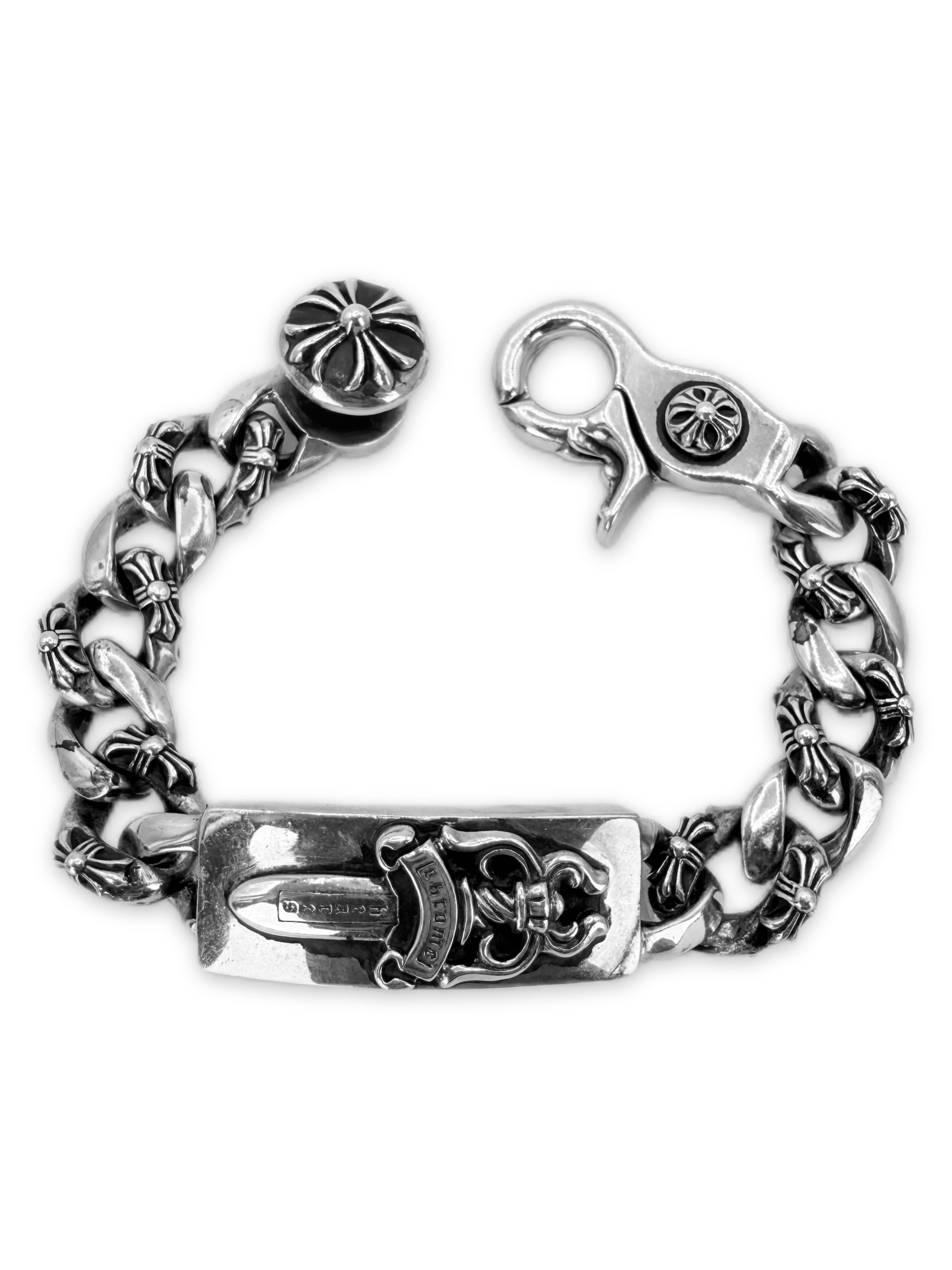 Chrome Hearts Extra Fancy Dagger Lobster Clasp Bracelet
