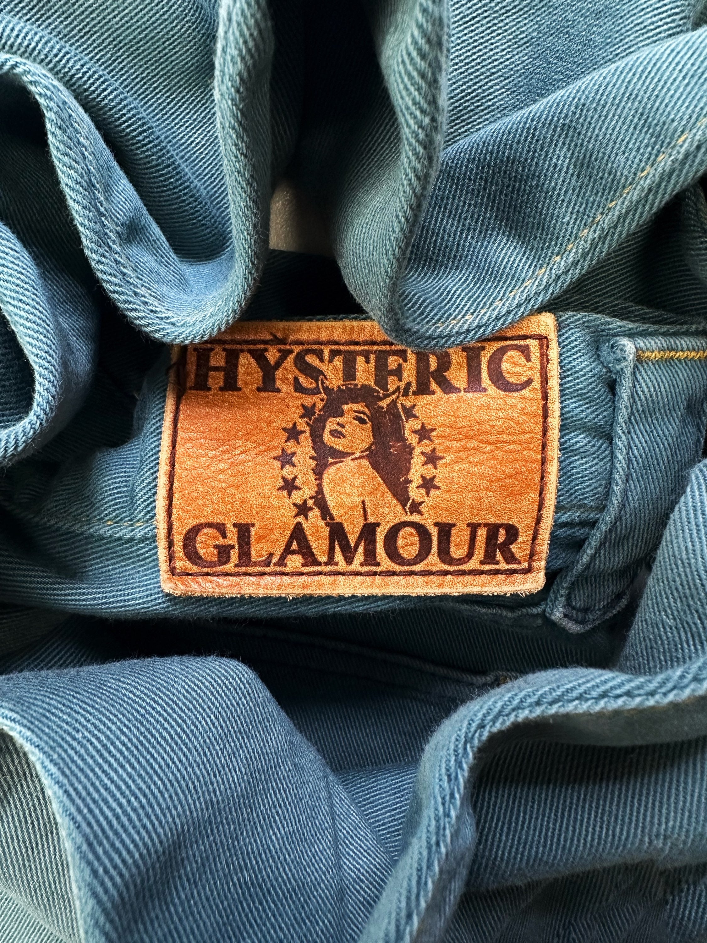 00s Hysteric Glamour Blue Wash Pocket Detail Jeans
