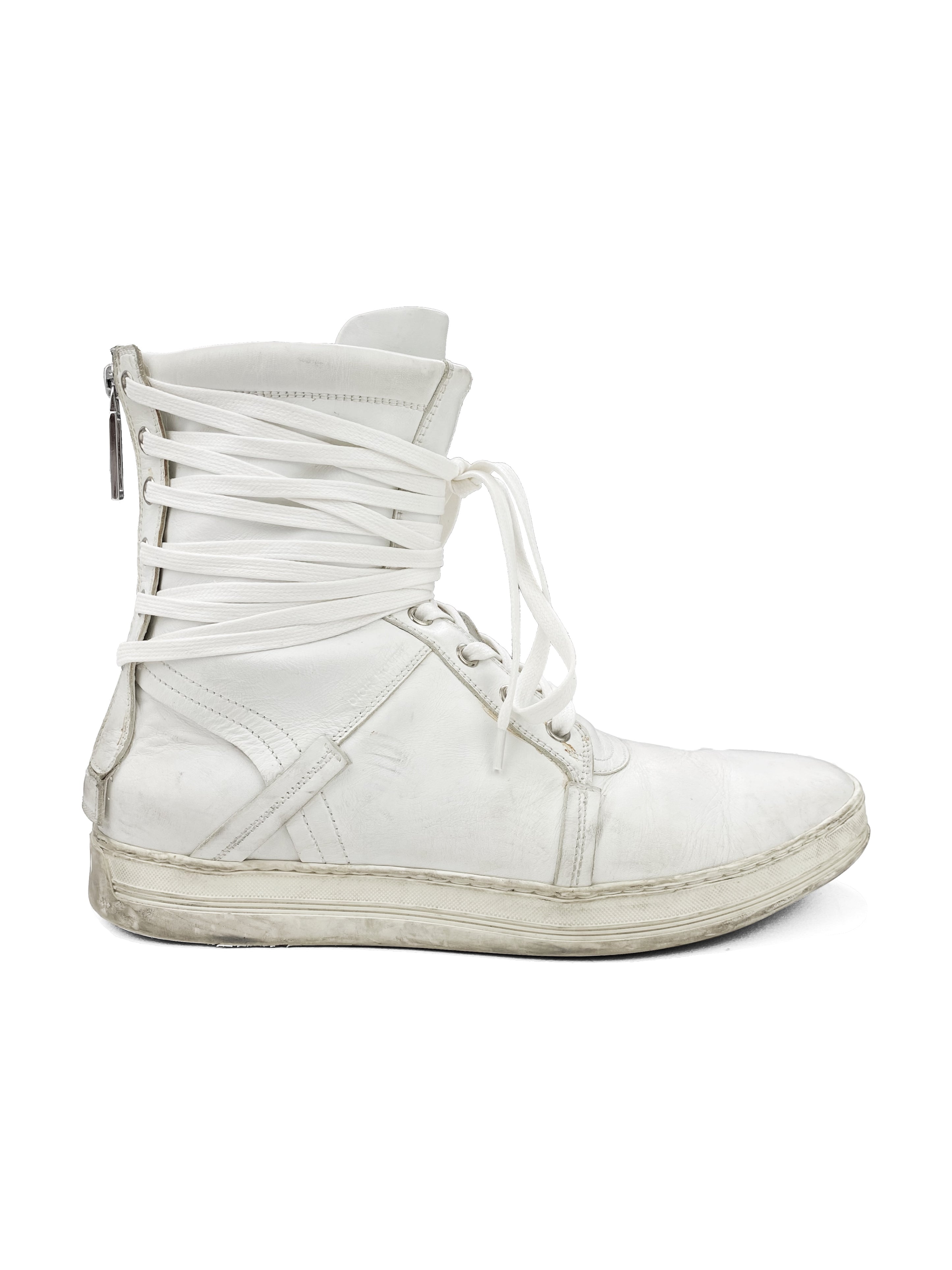 SS10 Dior Homme by Kris Van Aschee Leather Back Lace Sneakers
