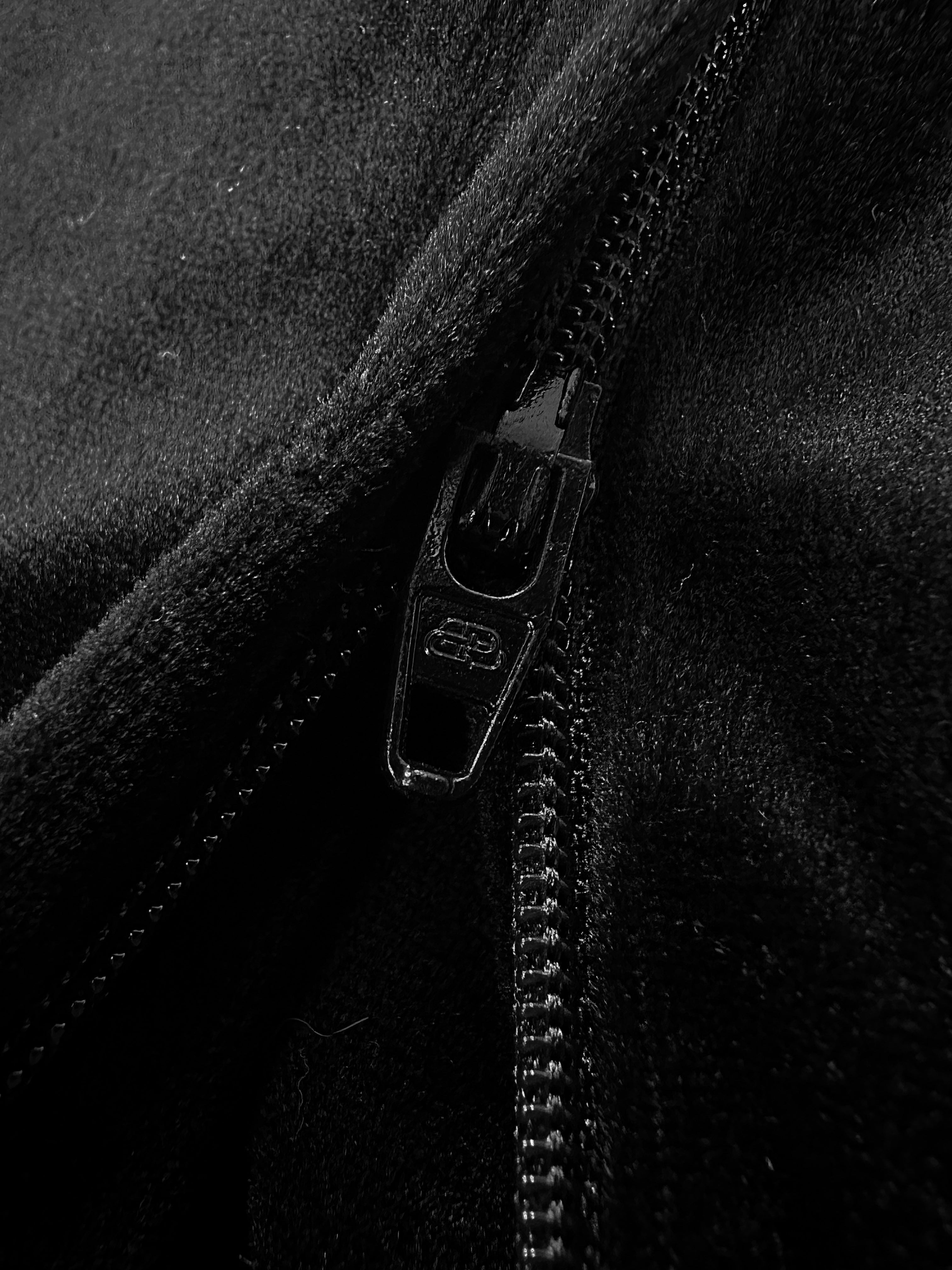 AW22 Balenciaga Velour Flared Black Light Weight Pants