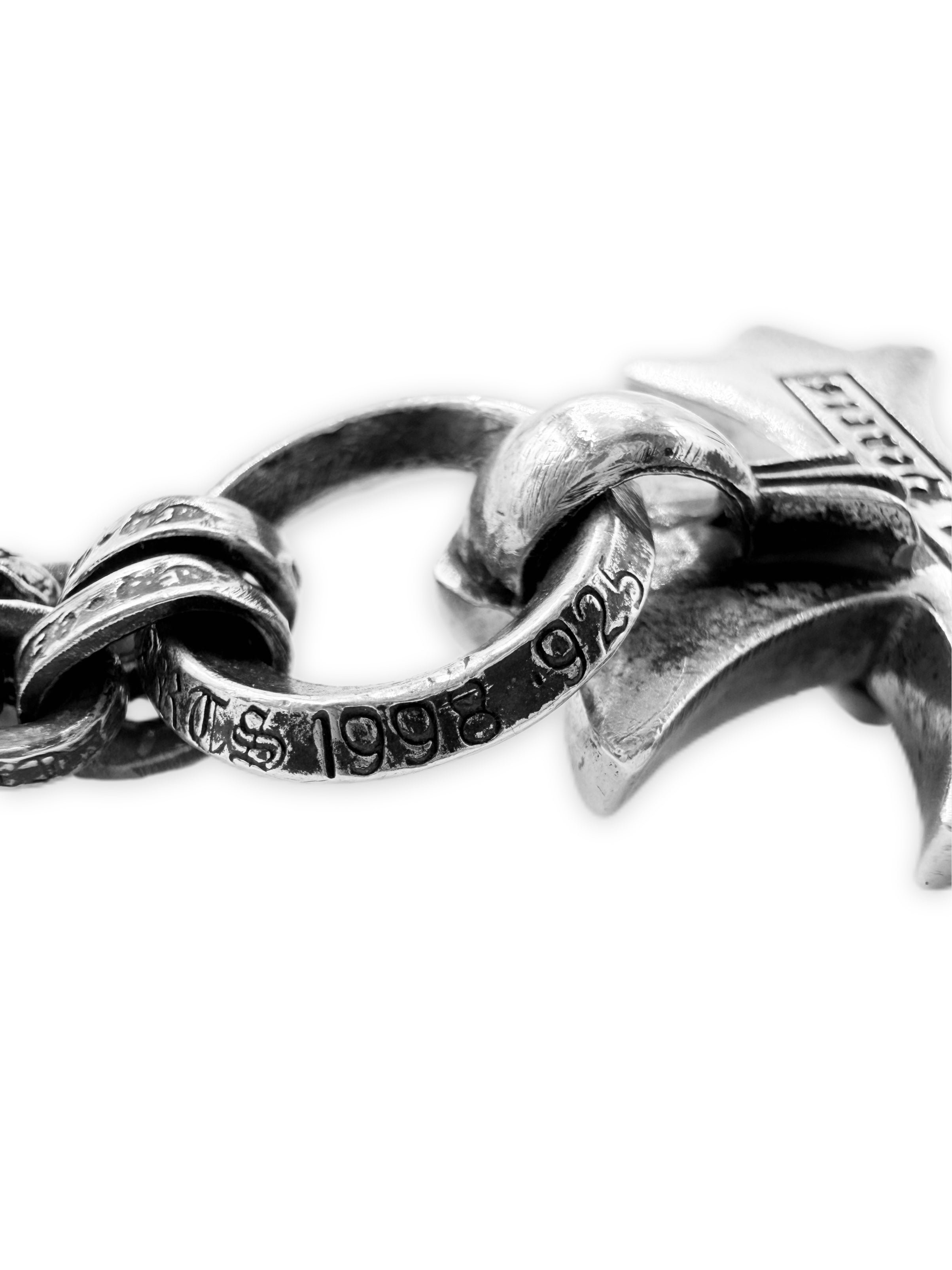 Chrome Hearts Cross Bail Paper Chain 18 in Necklace