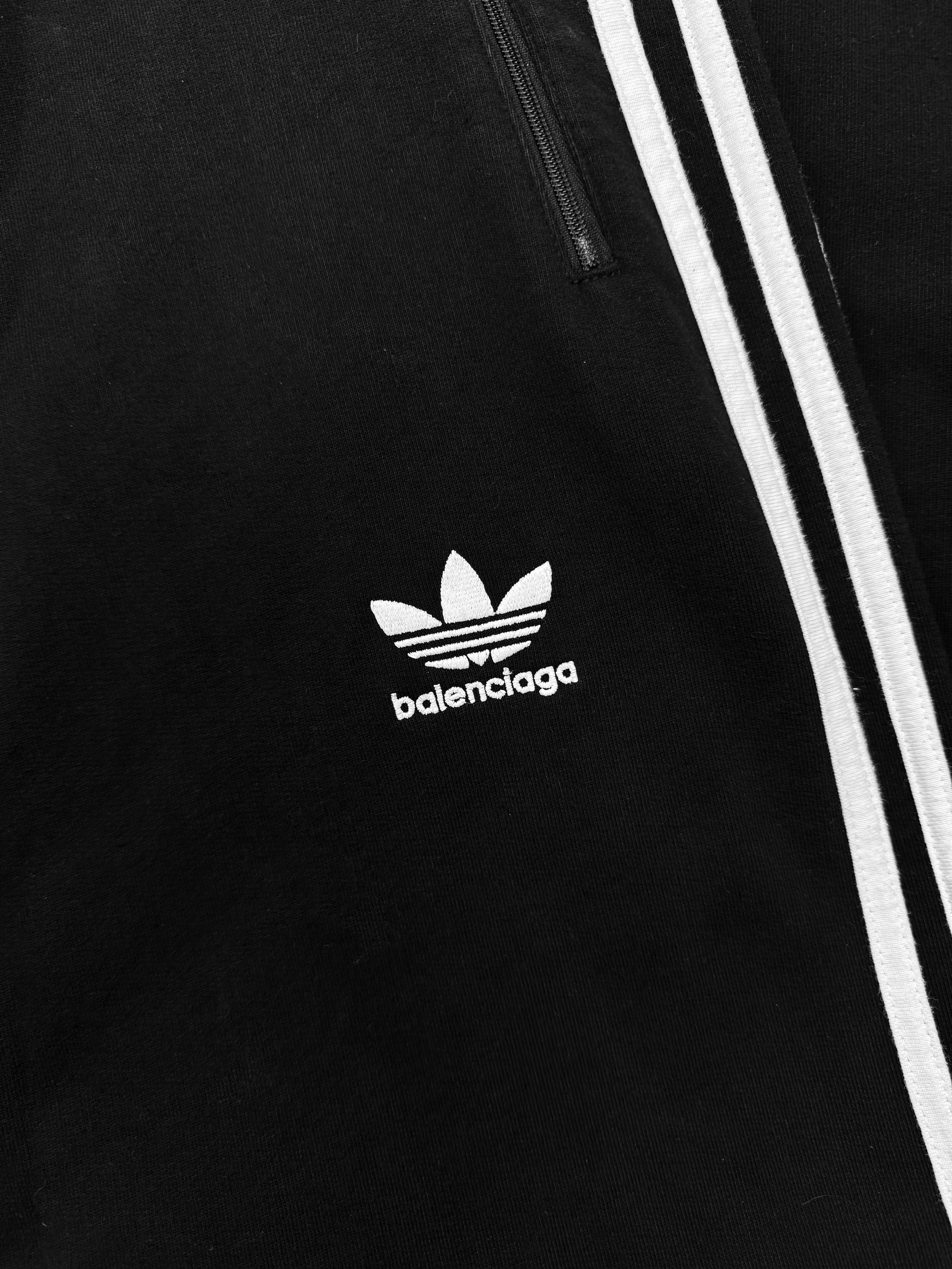 SS23 Balenciaga x Adidas ‘Three Stripe’ Wide Leg Sweat Pants