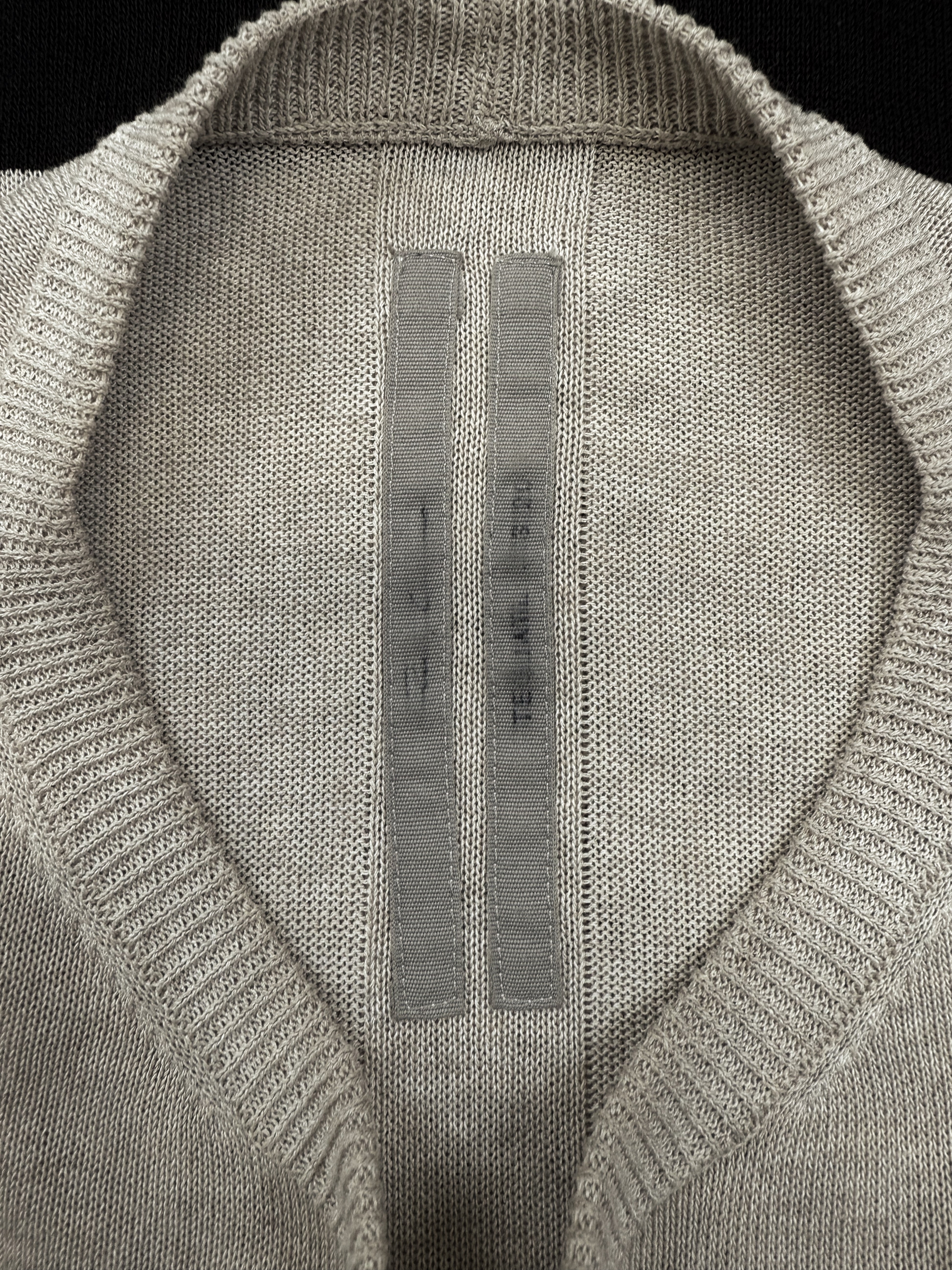 SS20 Rick Owens Tecuatl Striped Knitted Sweater