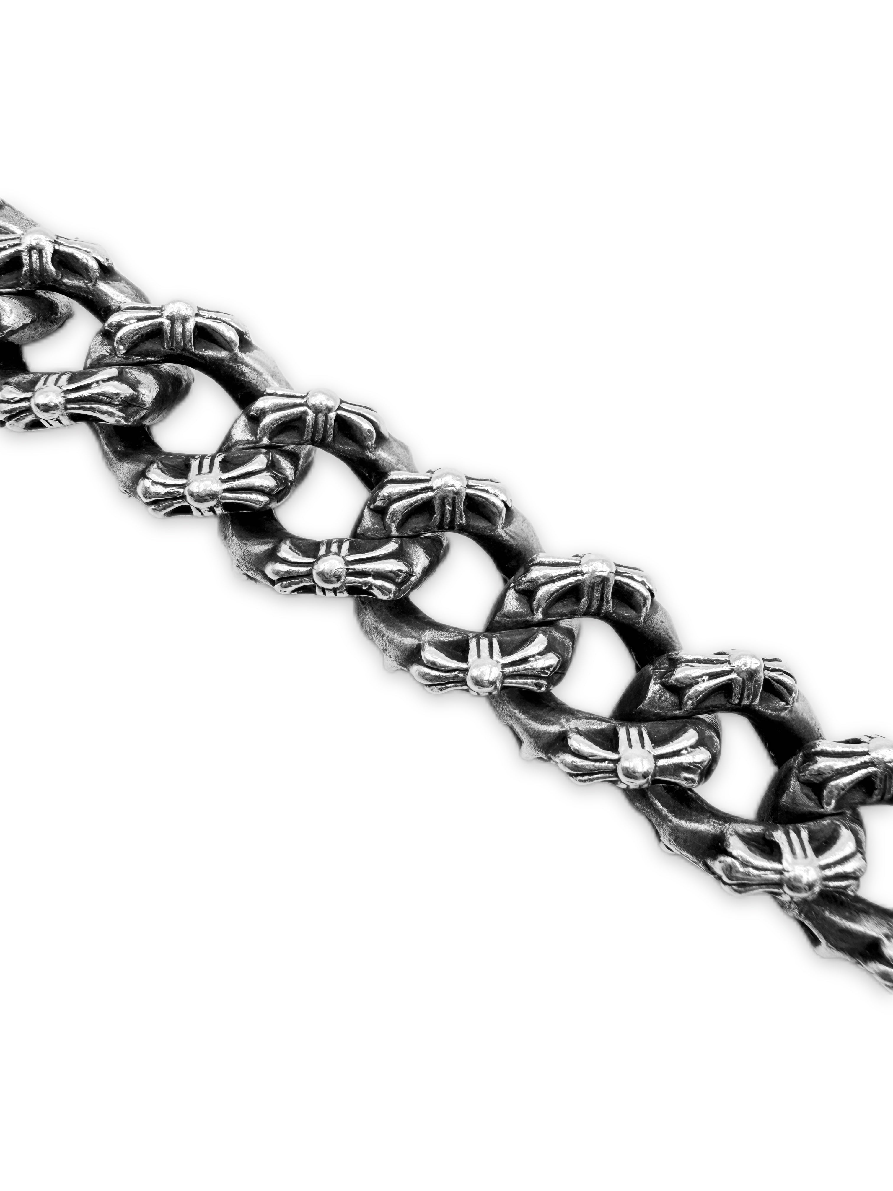 Chrome Hearts Extra Fancy Cuban Link Lobster Clasp Bracelet