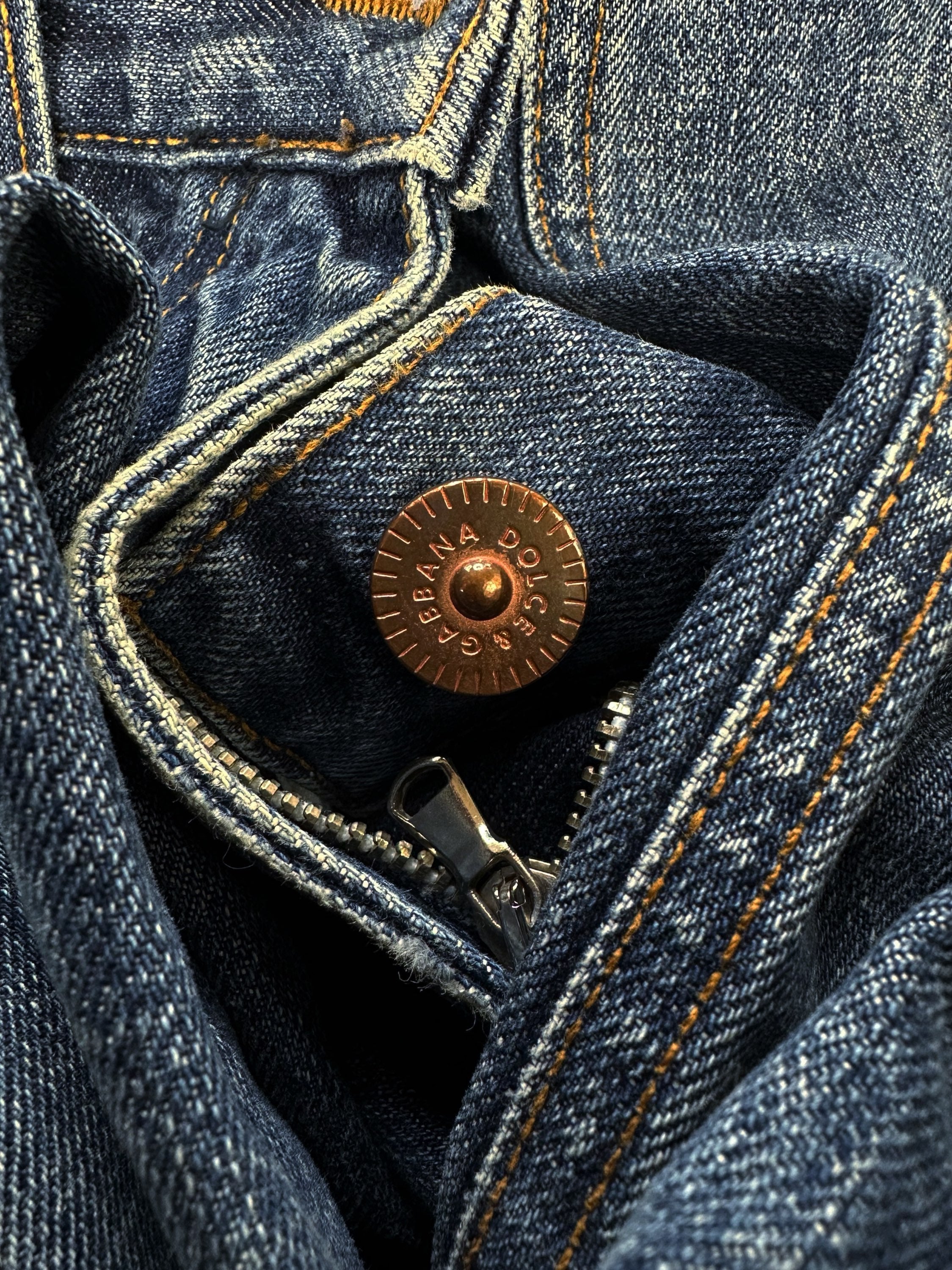 00s Dolce & Gabbana Blue Wash Bootcut Denim