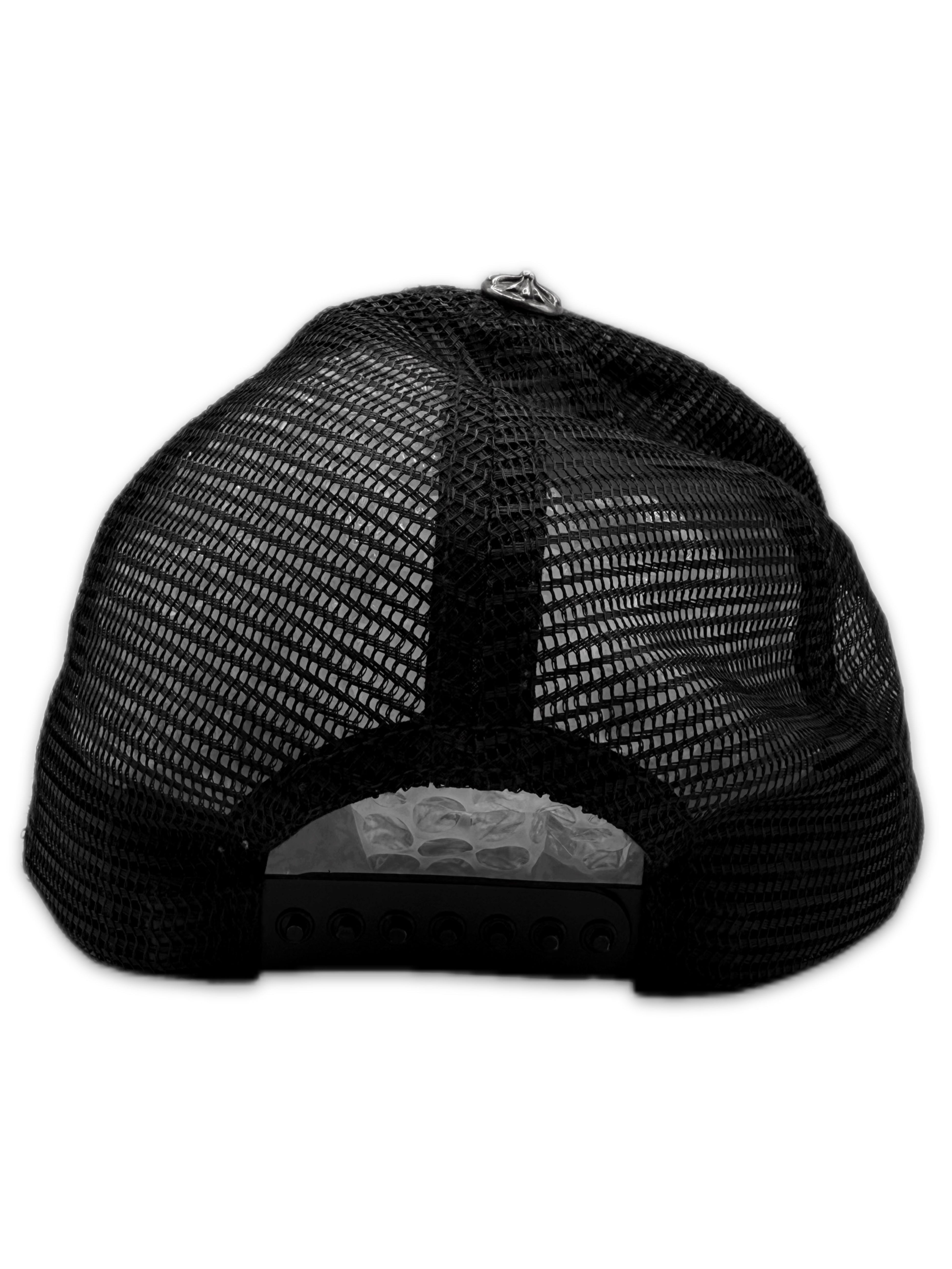 Chrome Hearts Honolulu Sun Faded ‘CH’ Mesh Trucker Hat
