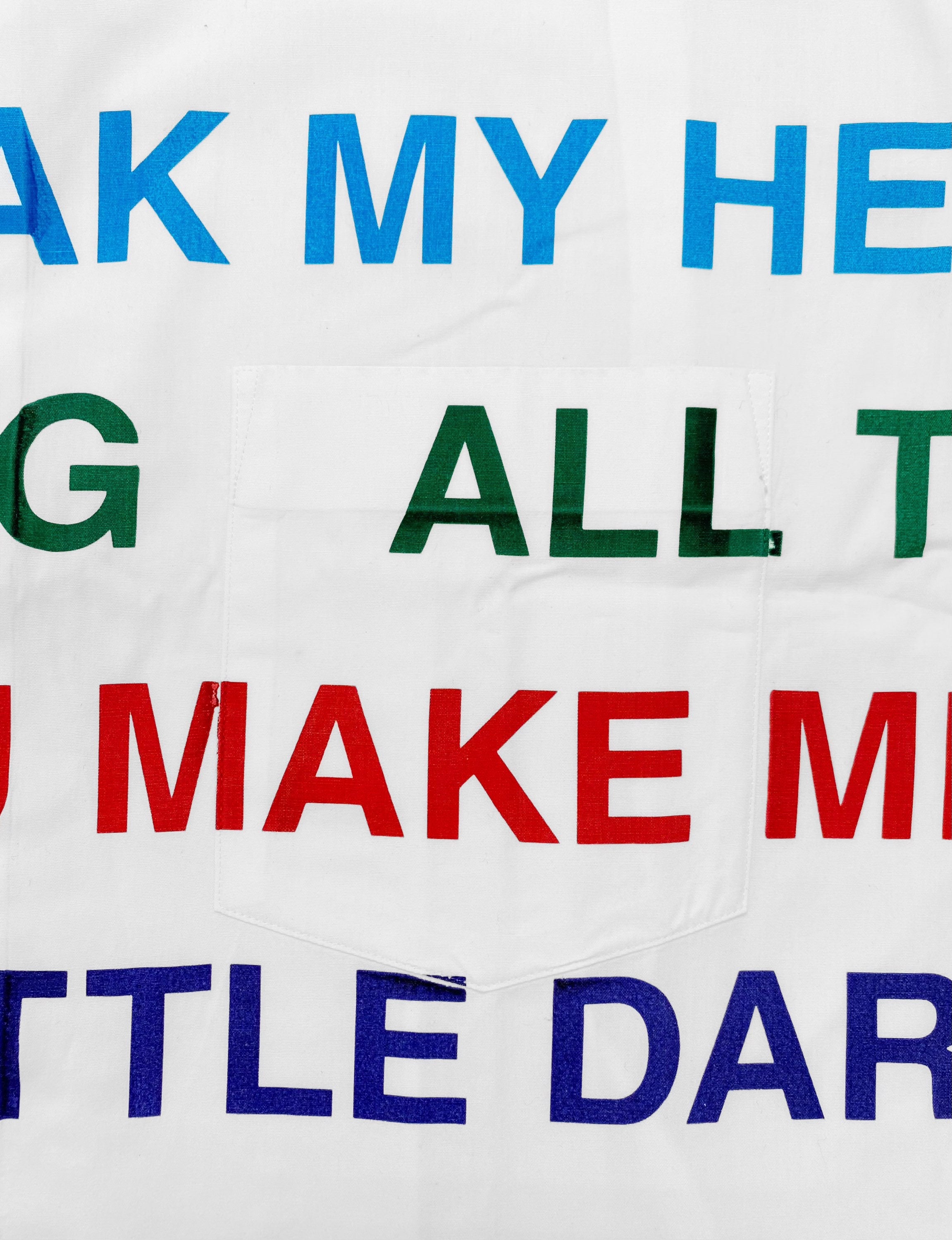 SS02 Junya Watanabe “My Heart” Poem Collared Button Up