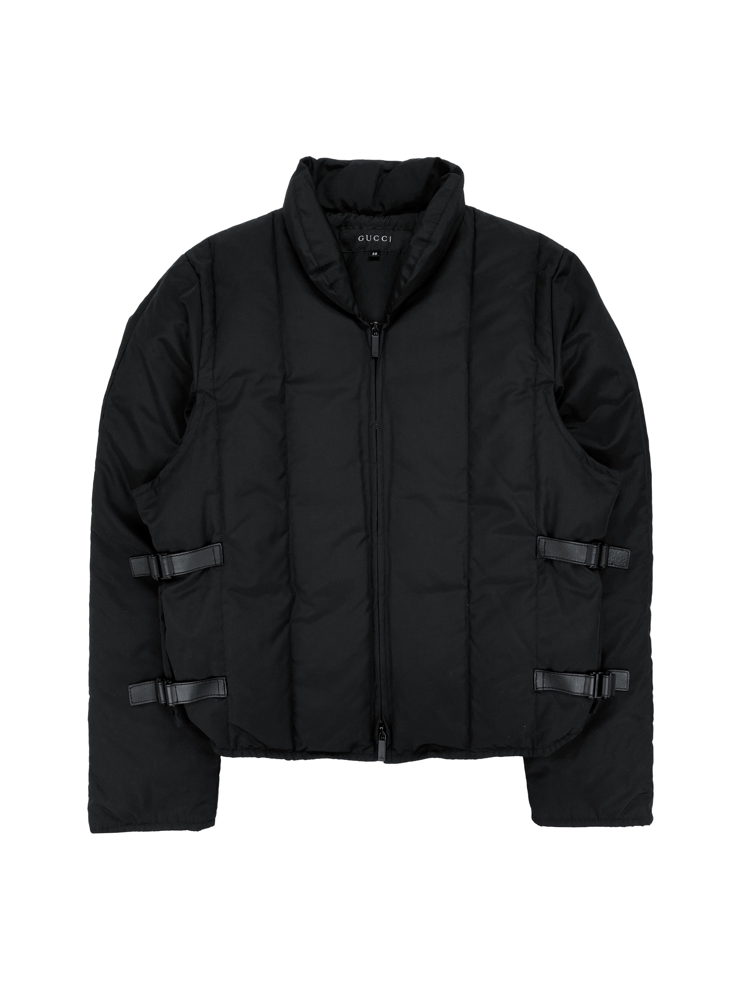 AW99 Gucci Tech Cut Out Strapped Puffer Jacket