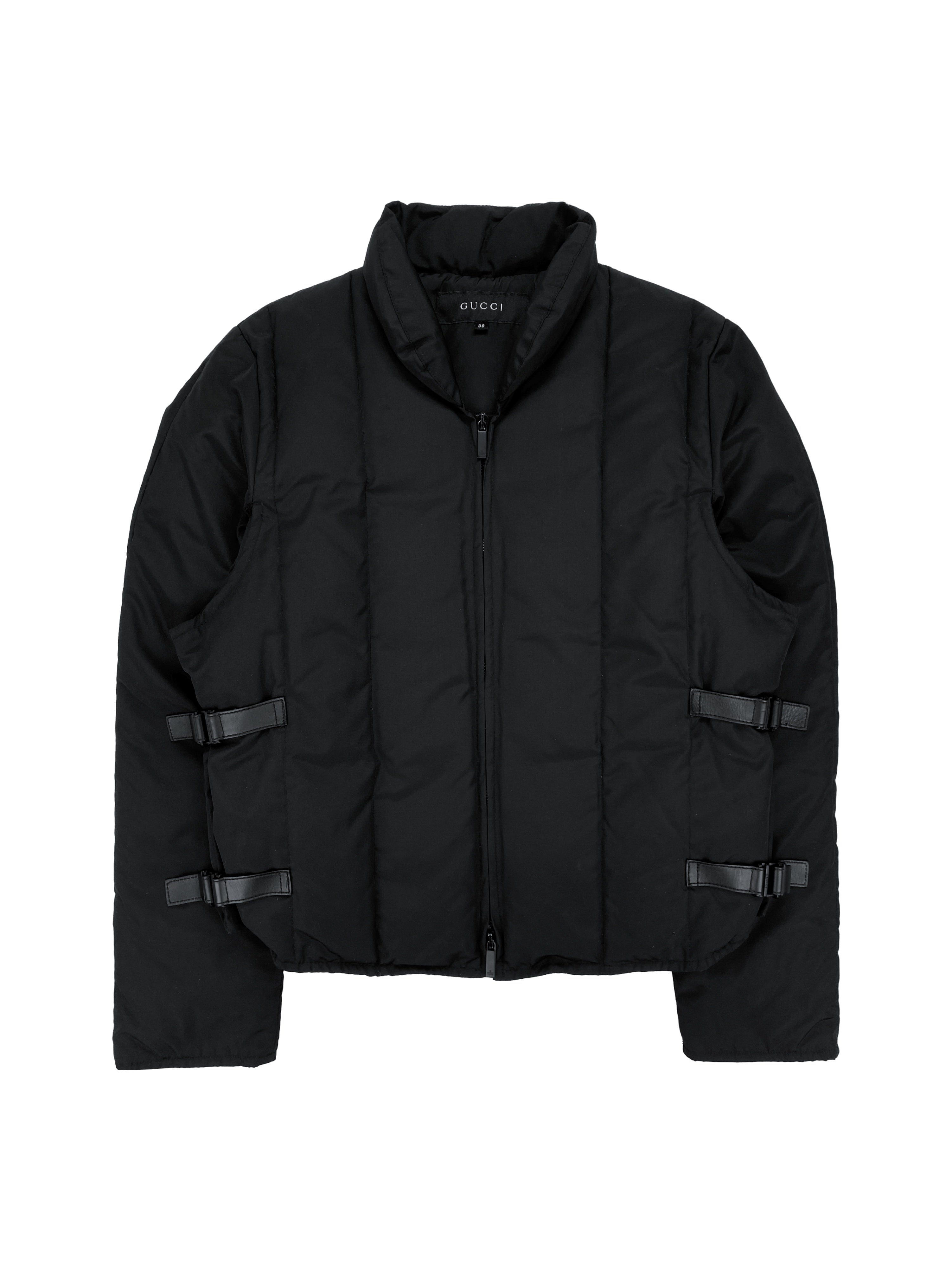 AW99 Gucci Tech Cut Out Strapped Puffer Jacket