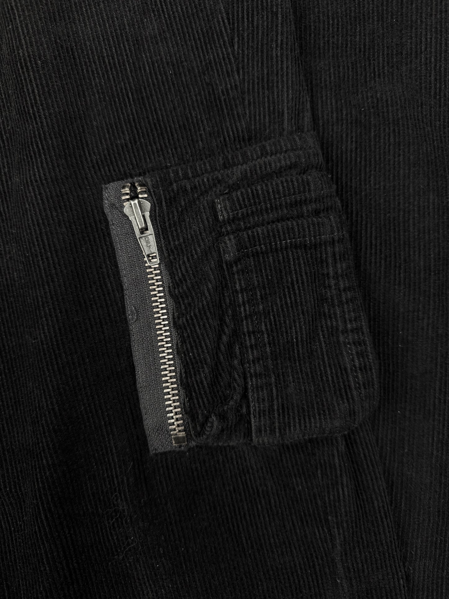 AW04 Raf Simons ‘Waves’ D-Ring Black Corduroy M-A1 Pants