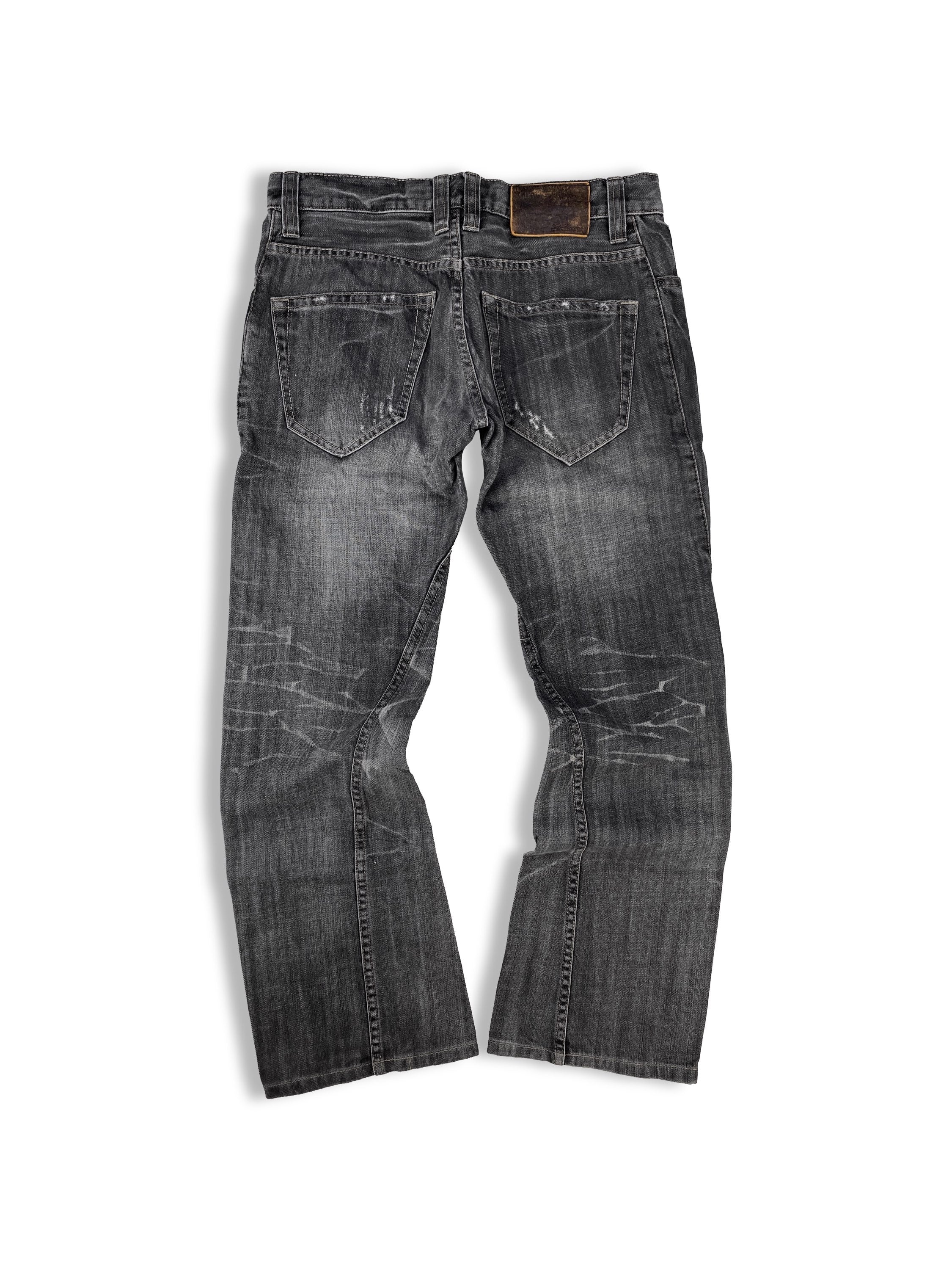 Tete Homme Stone Wash Heavy Weight Whiskered Denim