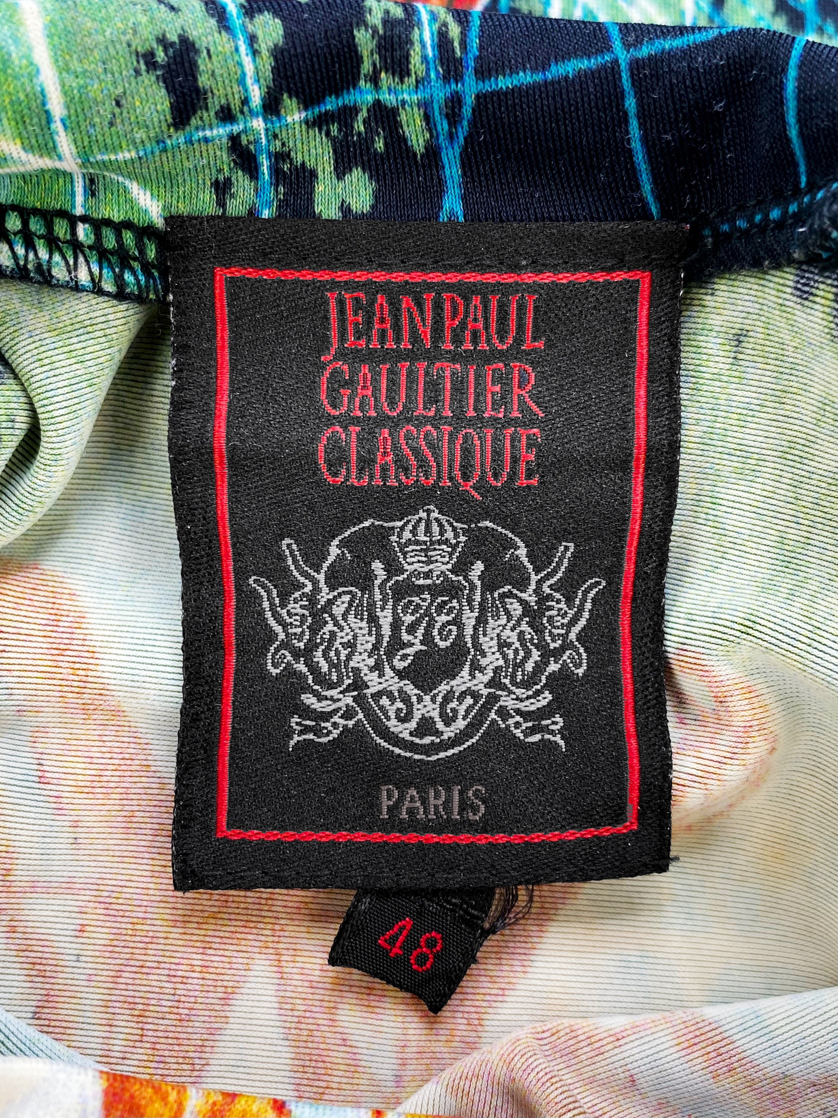 90’s Jean Paul Gaultier X-Ray “De Architectura” Turtleneck