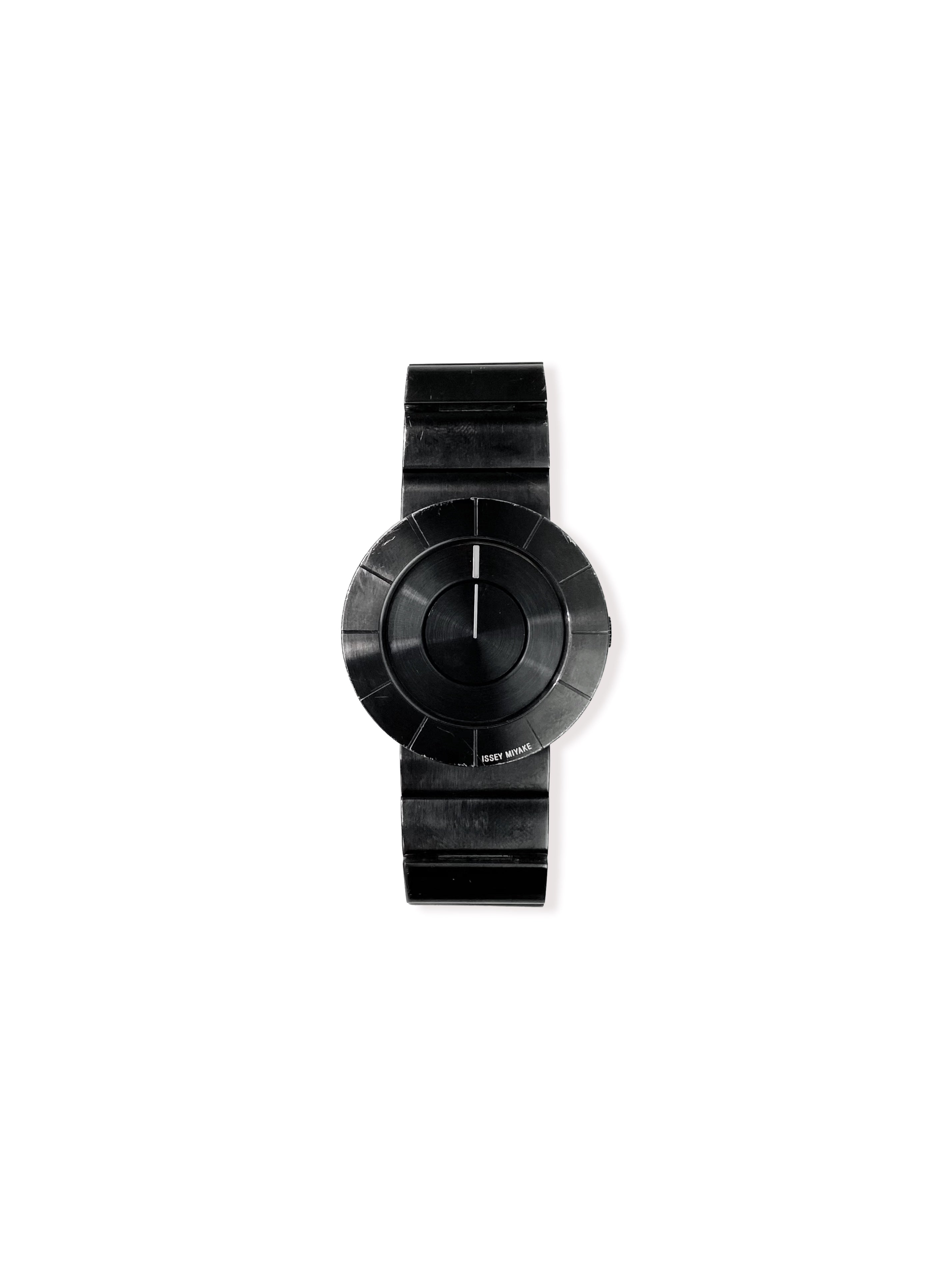 90s Issey Miyake TO SILAN001 Minimal Jet Black Watch
