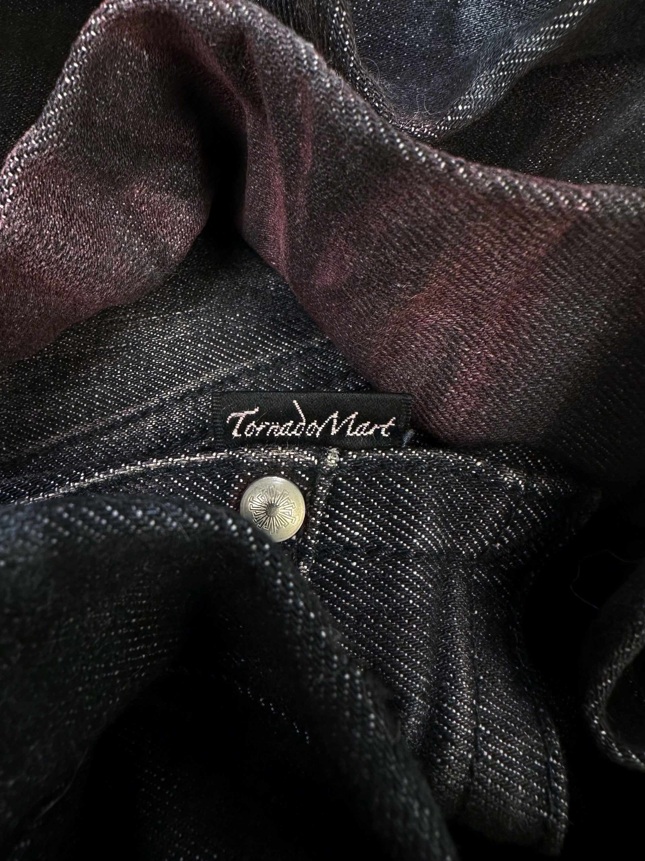 Tornado Mart Blood Wash Whiskered Denim