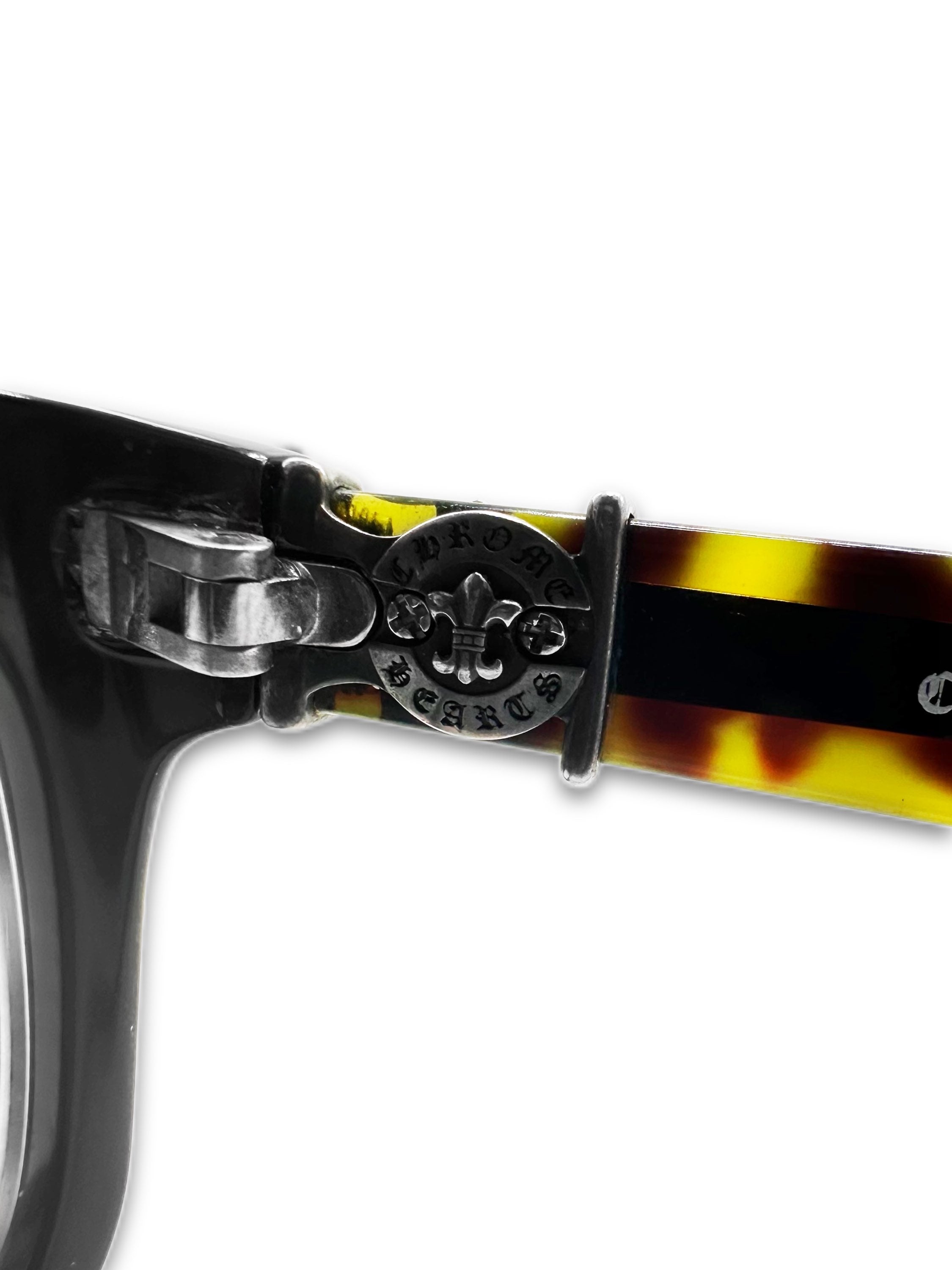 Chrome Hearts ‘MYDIXADRYLL’ Fleur Silver Glasses Frames