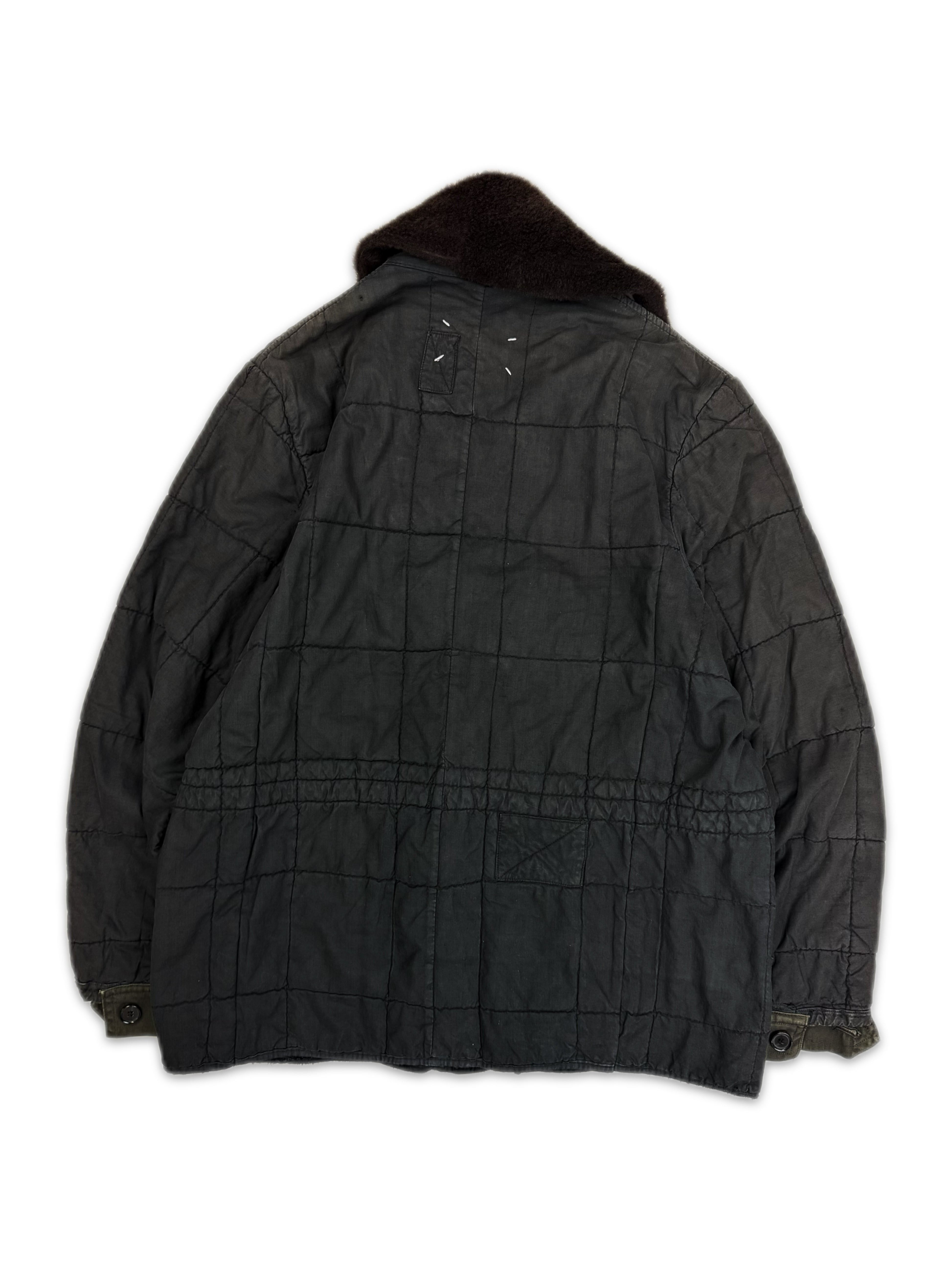 SS01 Maison Margiela 0 Artisanal Cargo Pocket Reconstructed Hunting Jacket