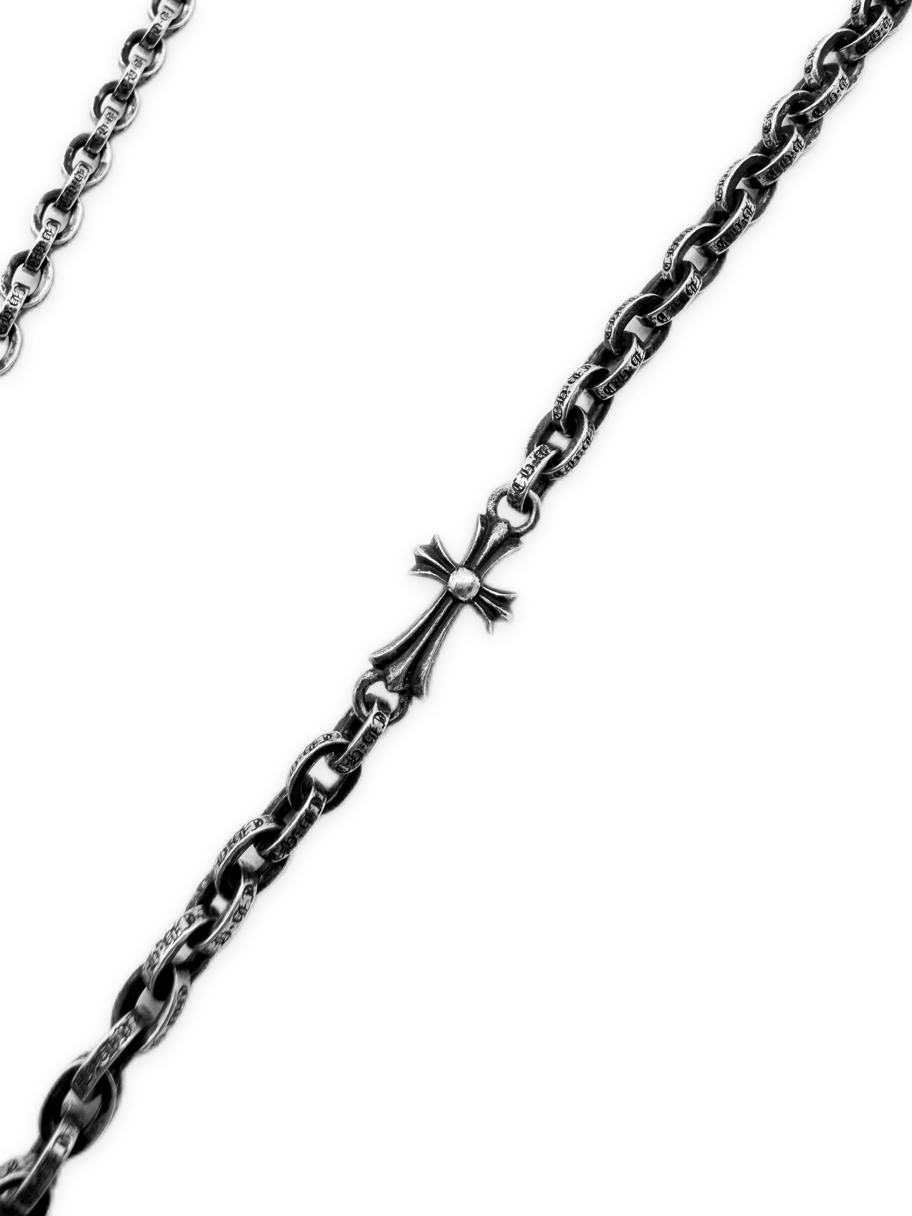 Chrome Hearts Baby Fat 18 in Paper Chain .925 Silver Necklace