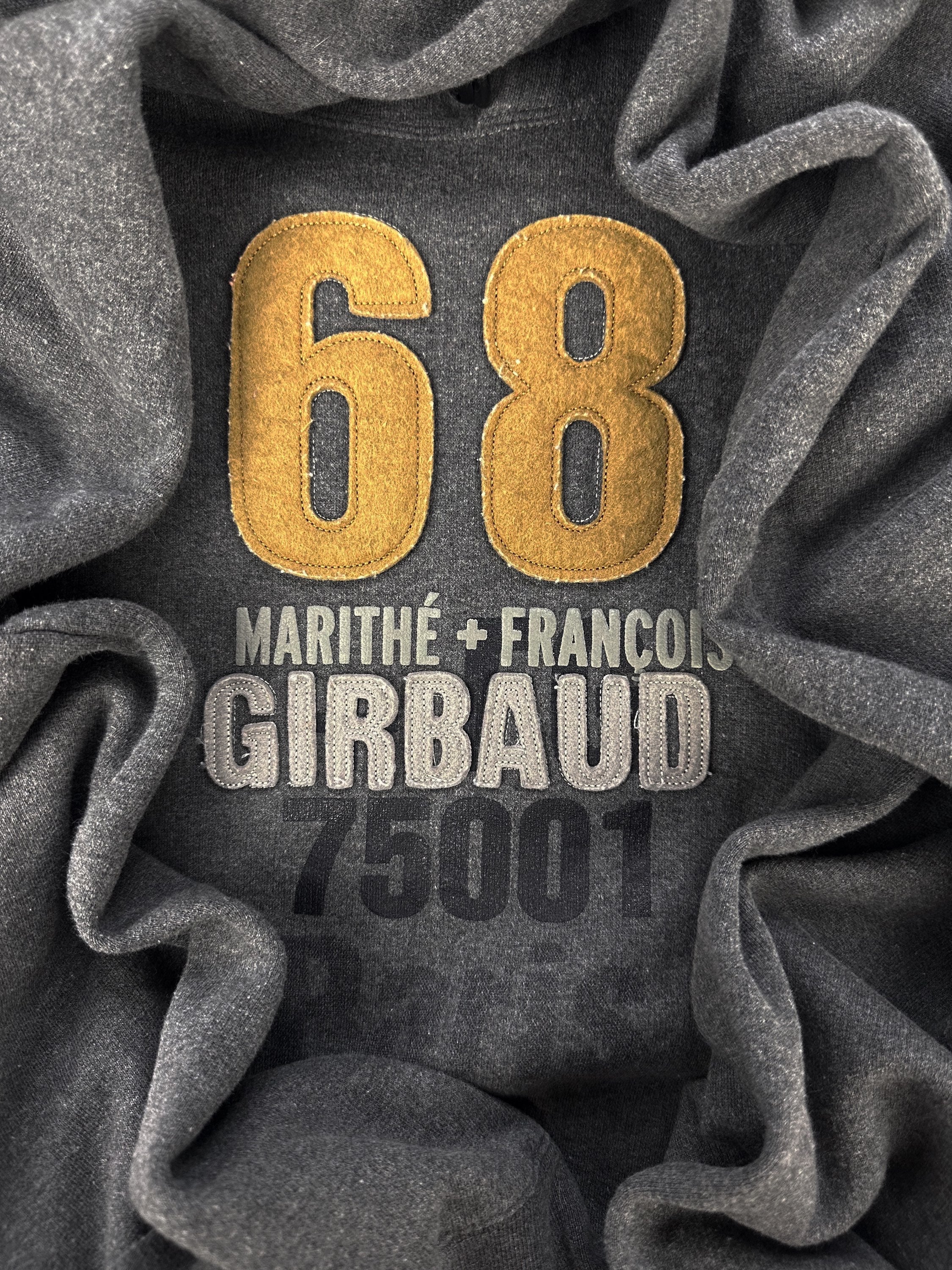 00s Marithe Francois Girbaud ‘68’ Heavyweight Track Hoodie