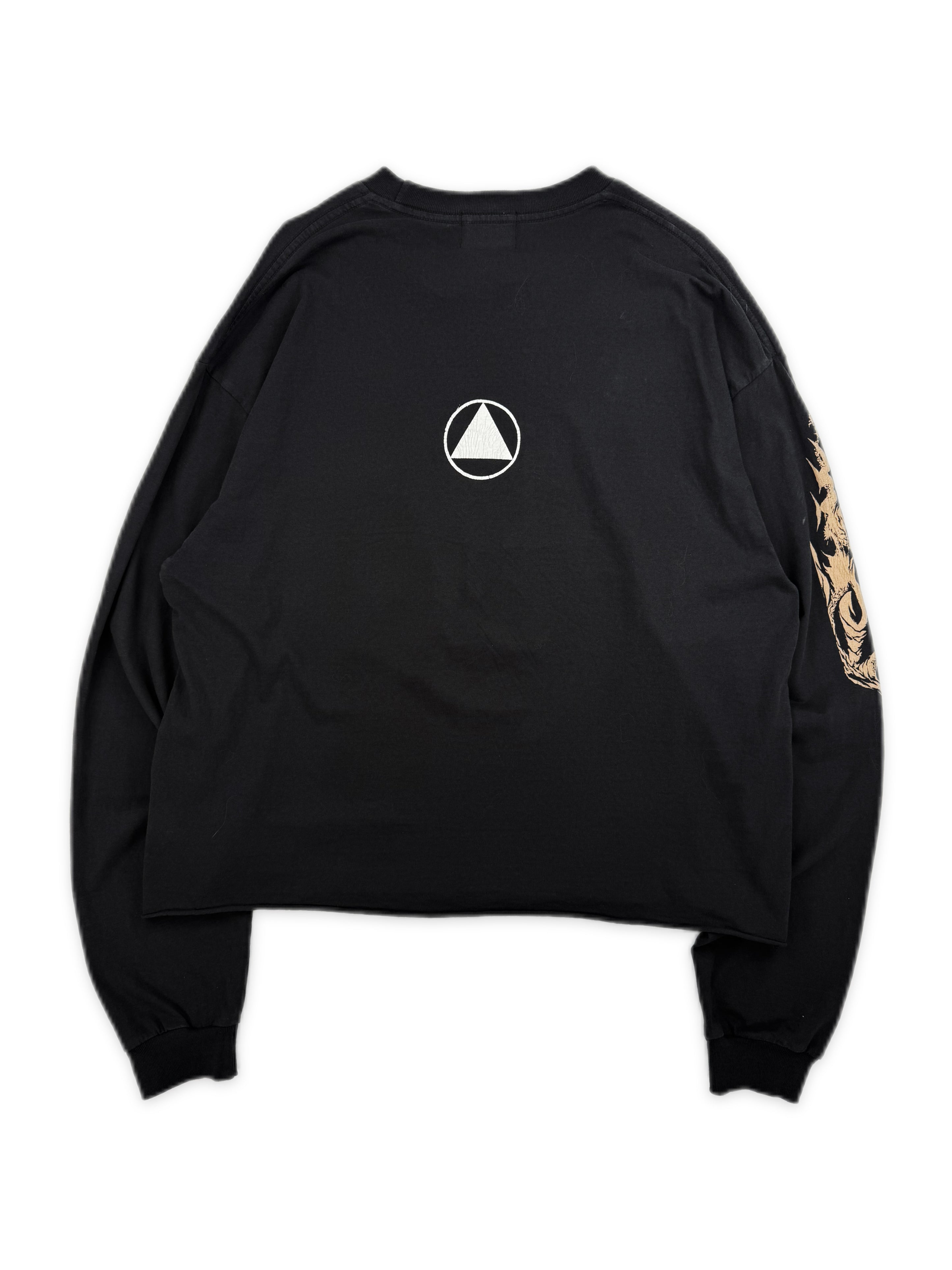 Enfants Riches Deprimes ‘Die In Bed’ Cropped Black Long Sleeve Shirt