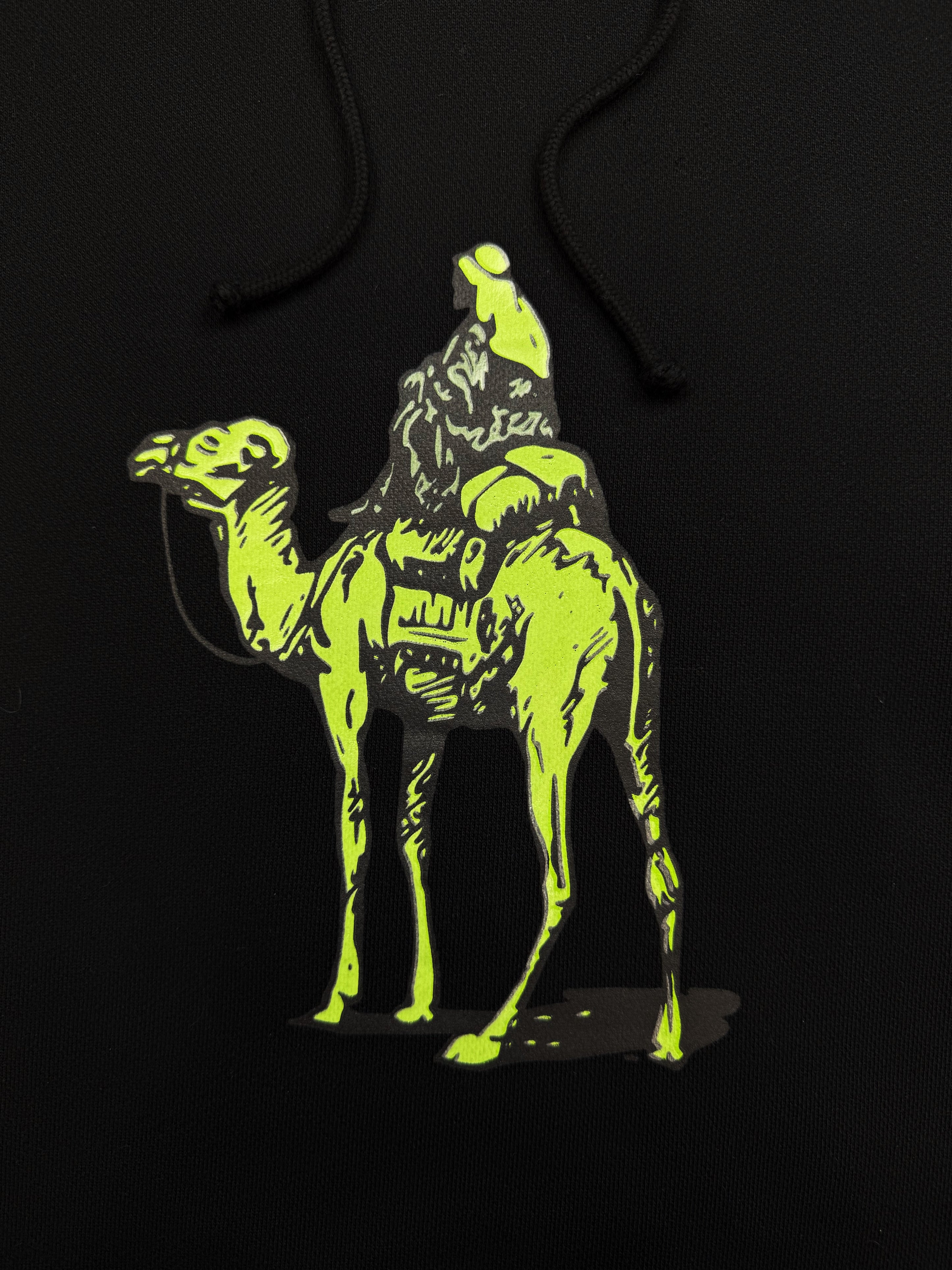 AW20 Vetements ‘Silk Road’ Embroidered Black Oversized Hoodie