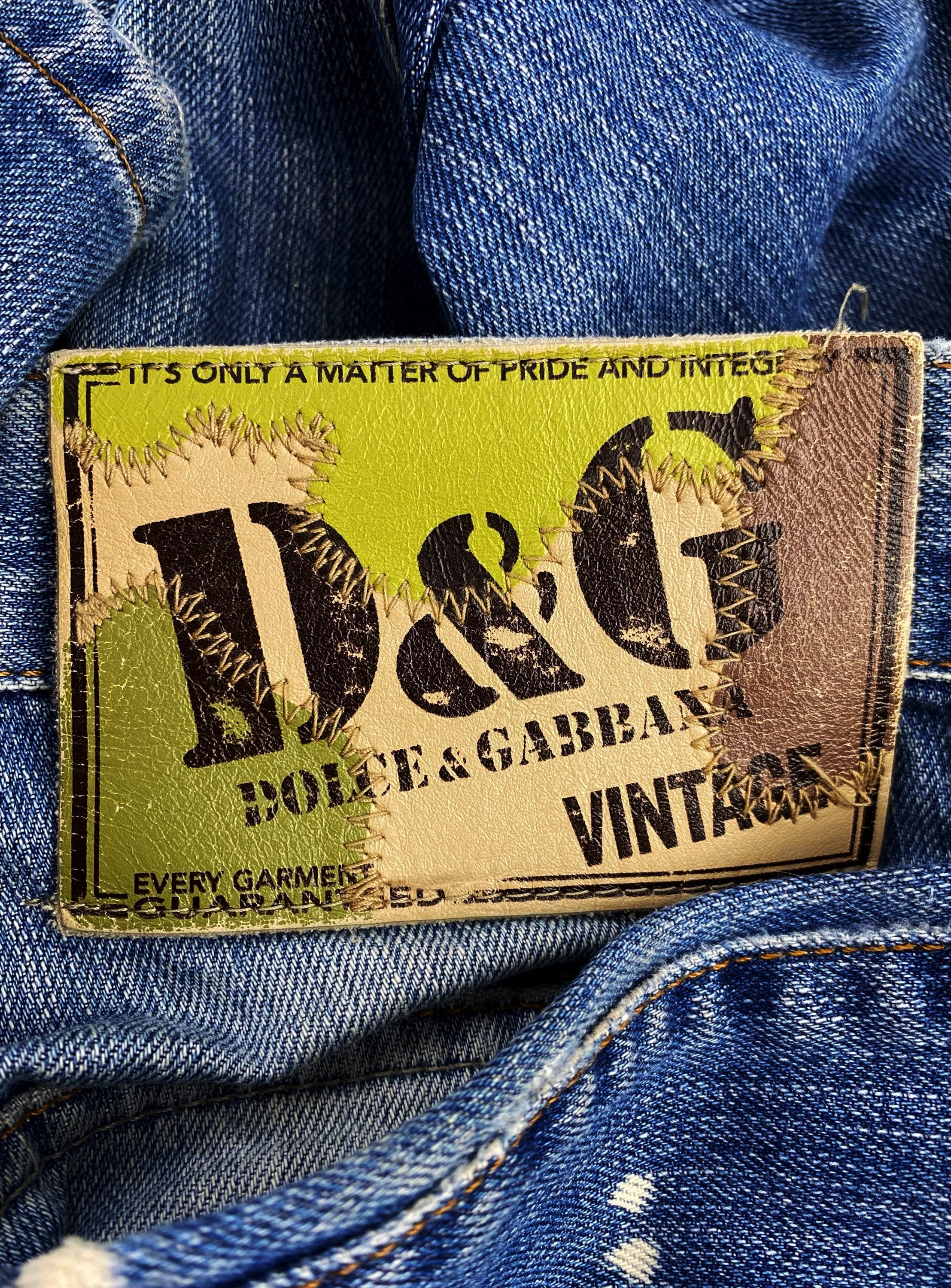 Dolce &amp; Gabbana Light Wash Distressed Denim Jeans