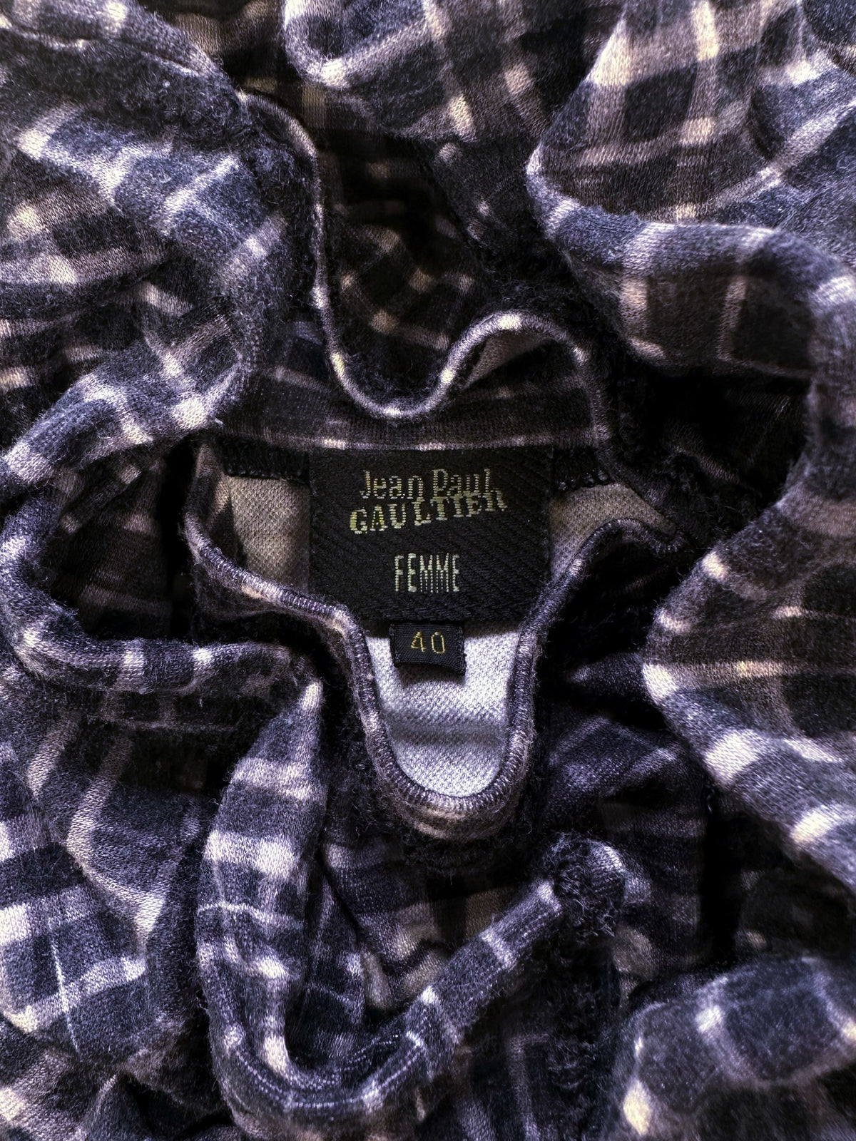 AW01 Jean Paul Gaultier ‘Greta Garbo’ Trompe L’Oeil Longsleeve Shirt