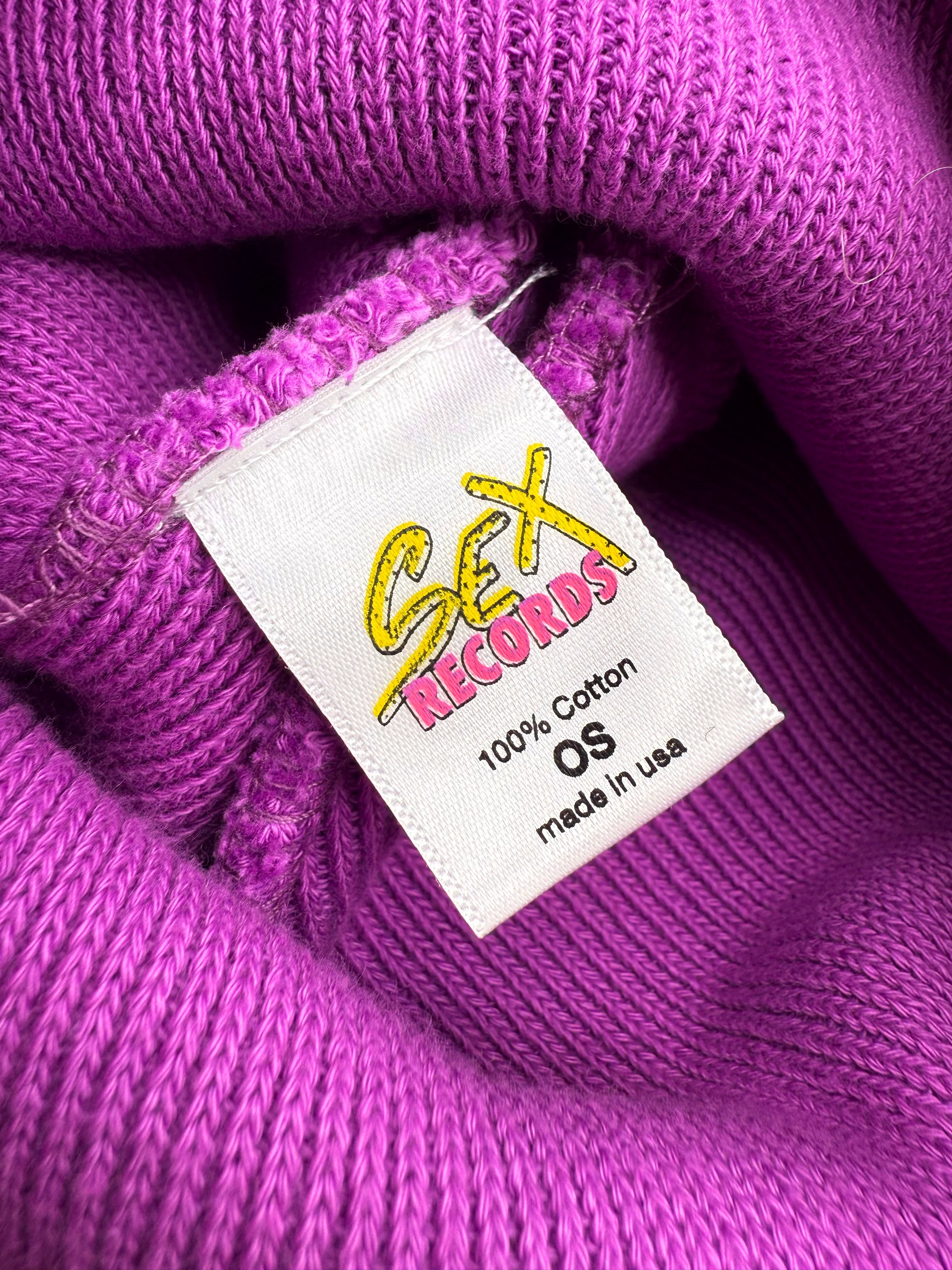 Anti Promo Matty Boy Sex Records Purple Ribbed Beanie