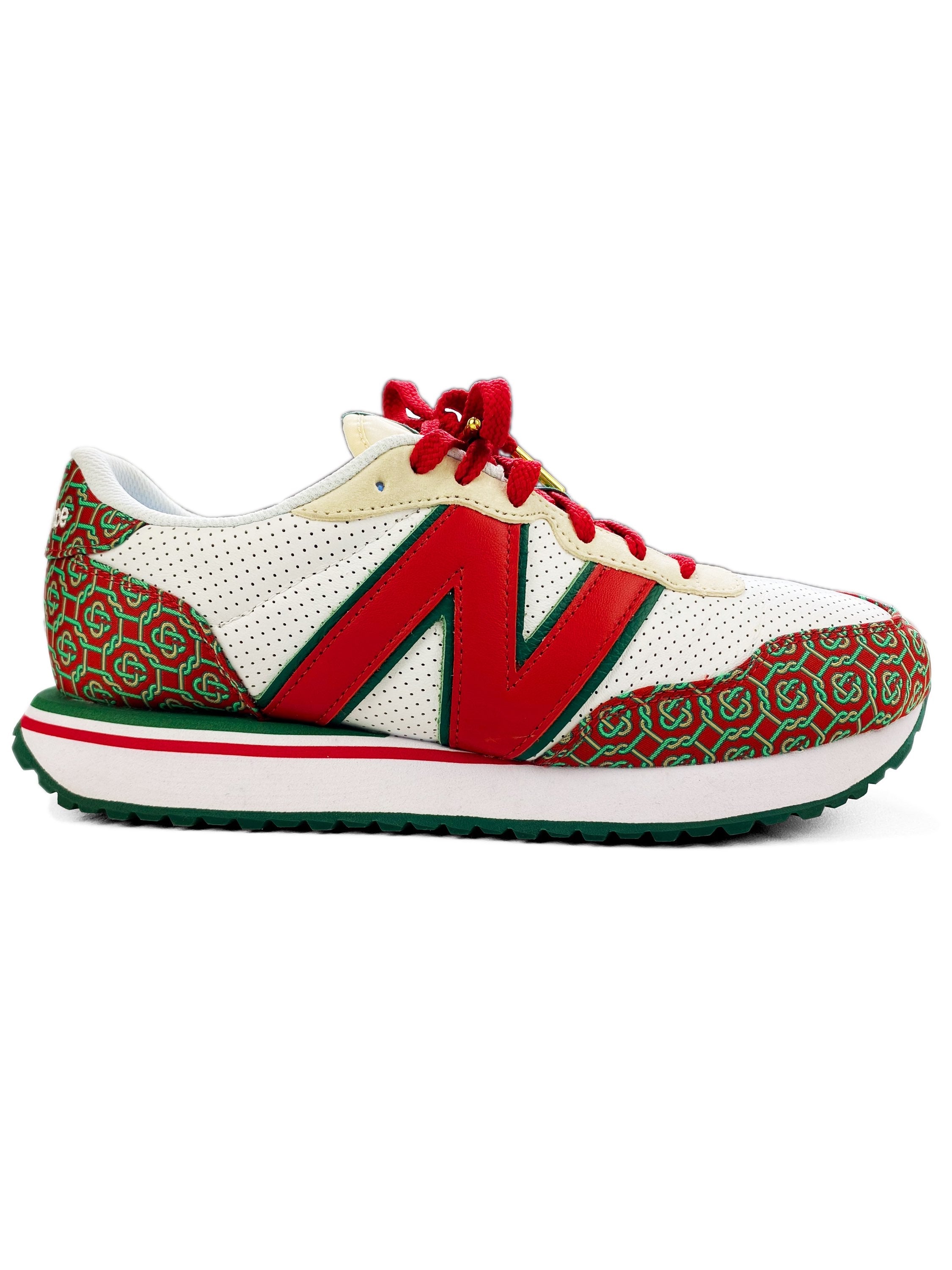 2021 New Balance x Casablanca ‘237’ Monogram White Low-top Sneakers