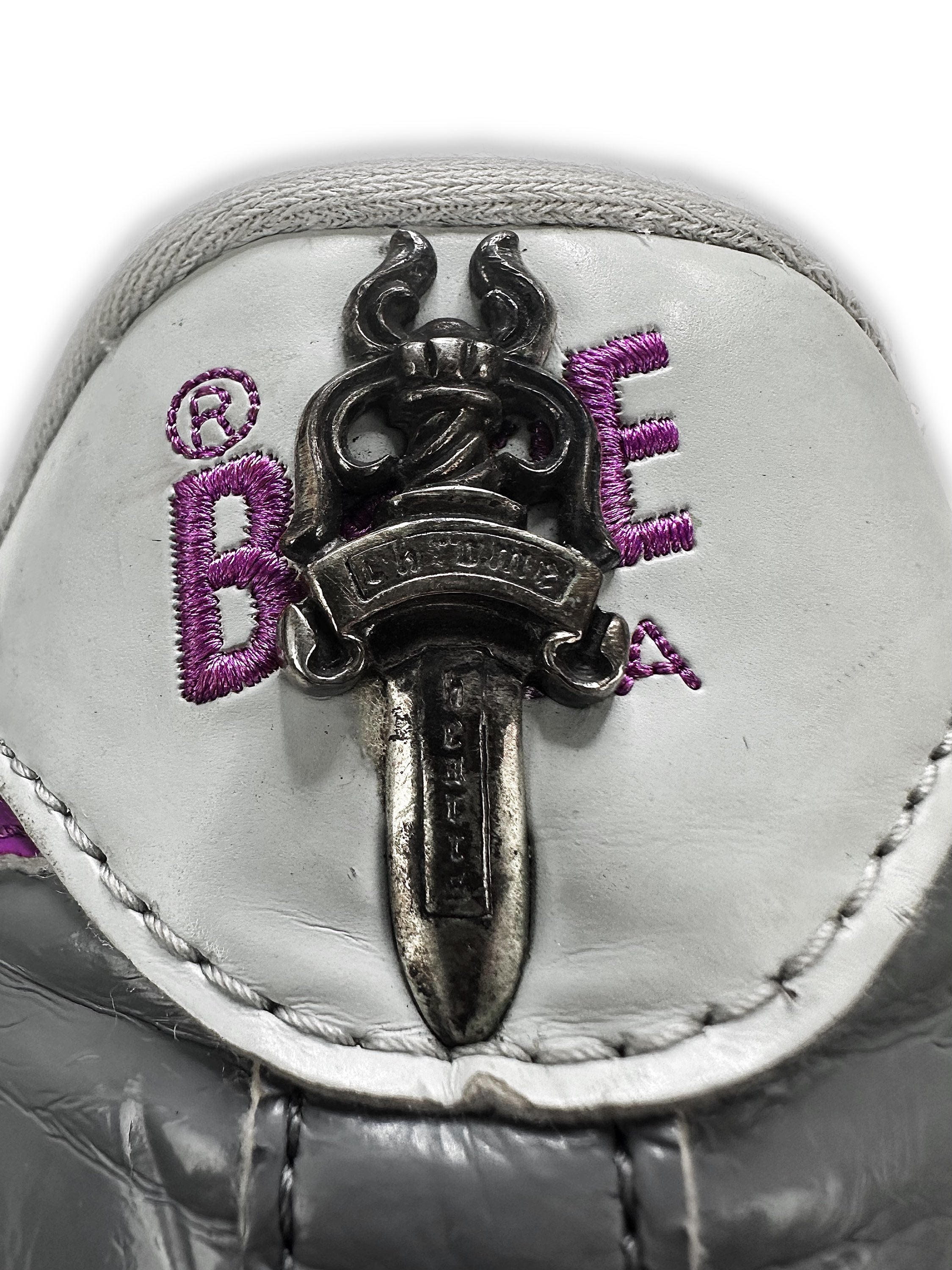 00s Chrome Hearts x Bape 1/35 Purple ‘Bapesta’ Leather Sneakers
