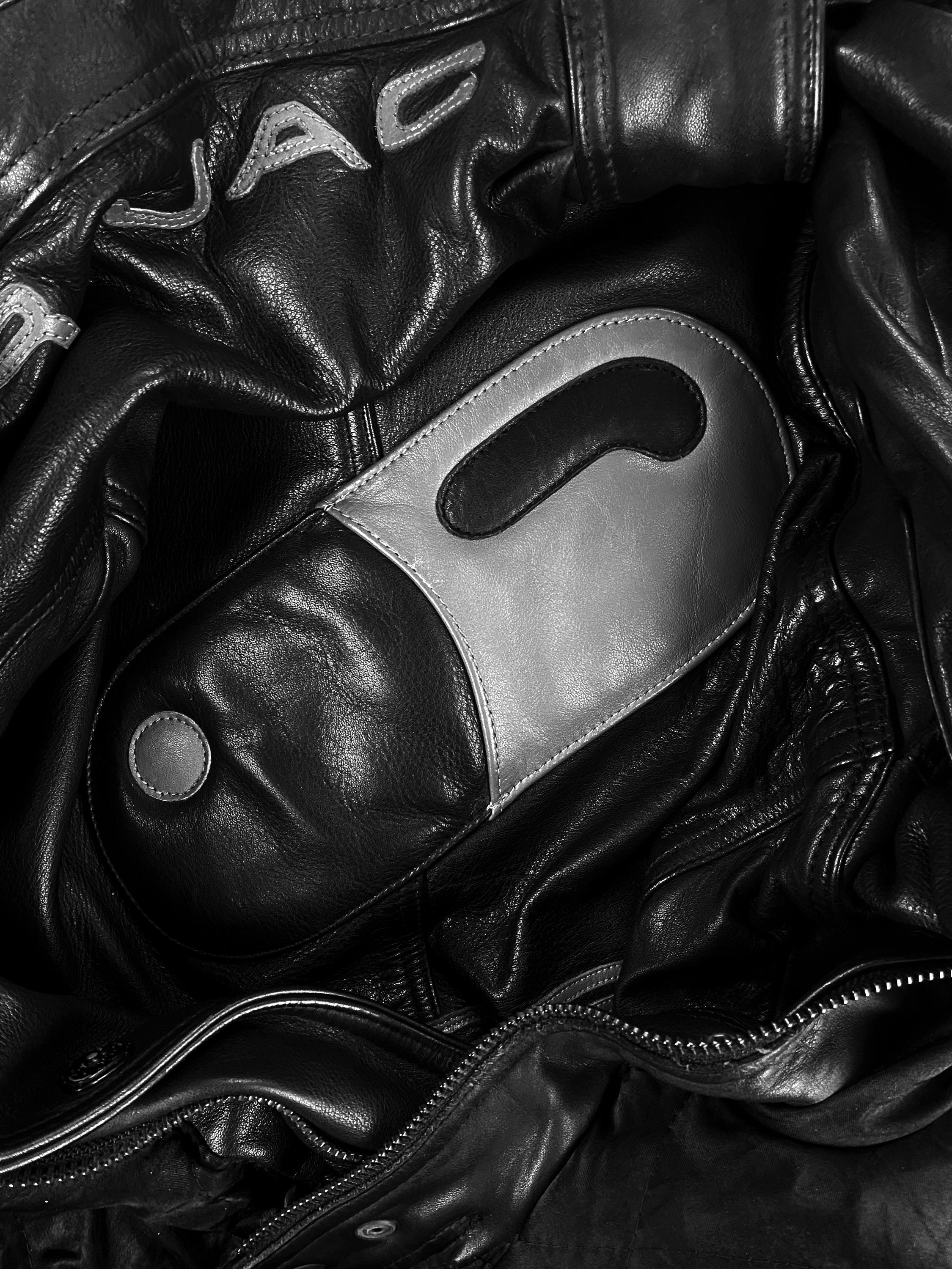 2018 Kadoya ‘Akira’ Pill Cyberjac Padded Black Leather Jacket