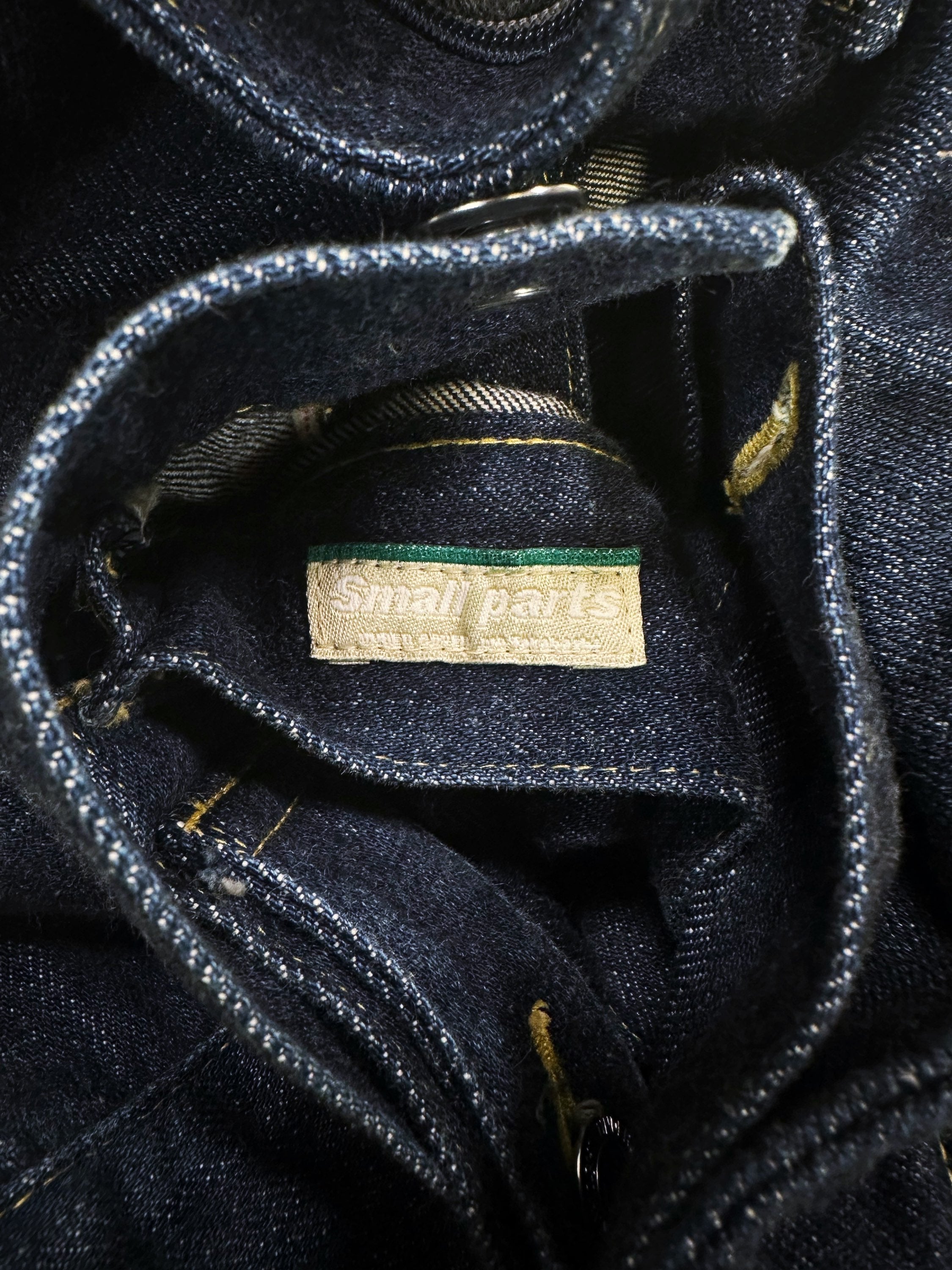 AW98 Undercover ‘Small Parts’ Indigo Hybrid Denim Jacket